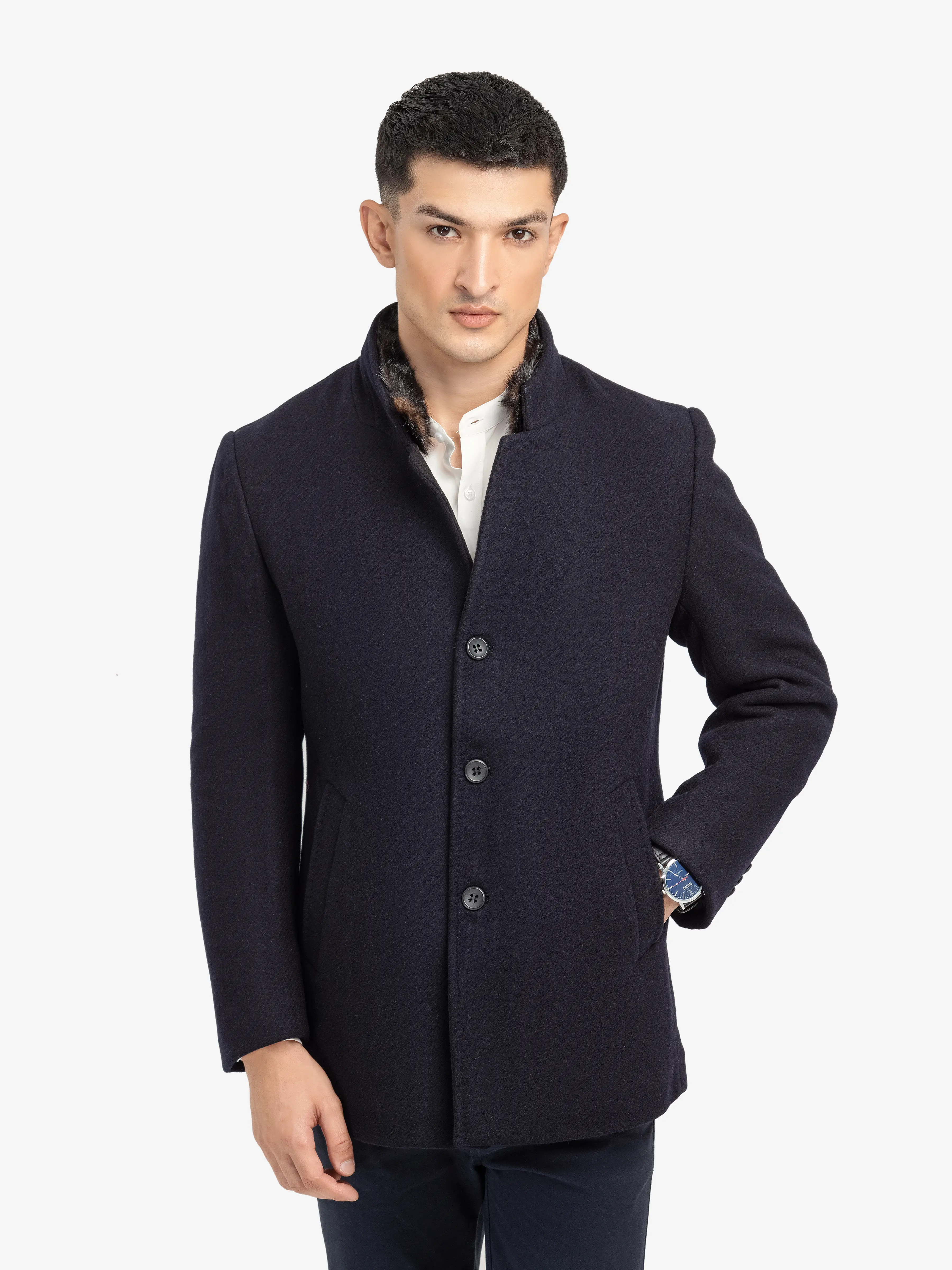 Woolen Long Coat - EMTC24-004 - Image 3