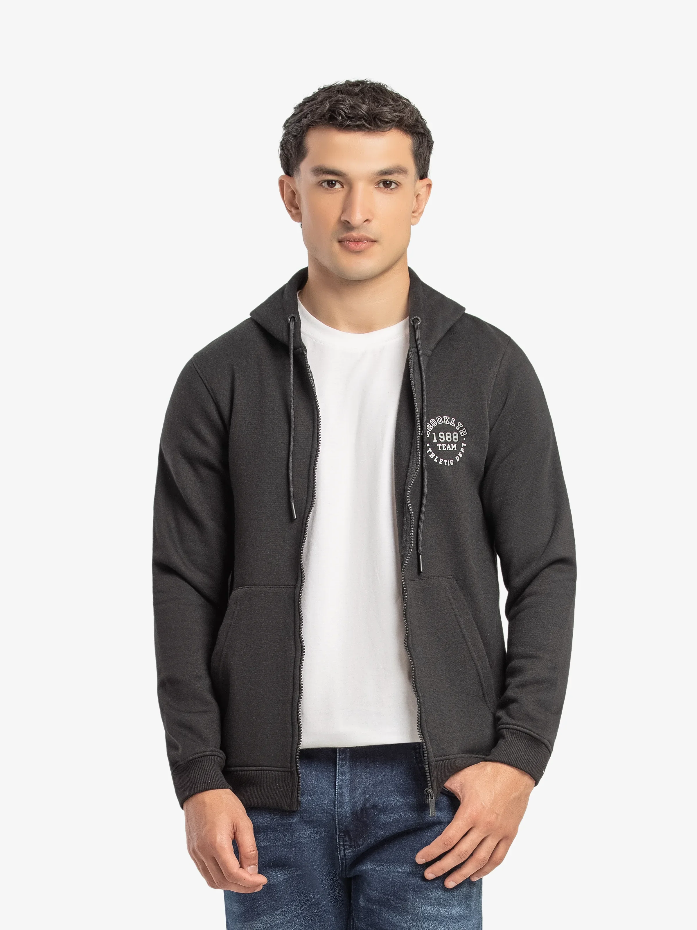 Men's Black Hoodie - EMTH5-002