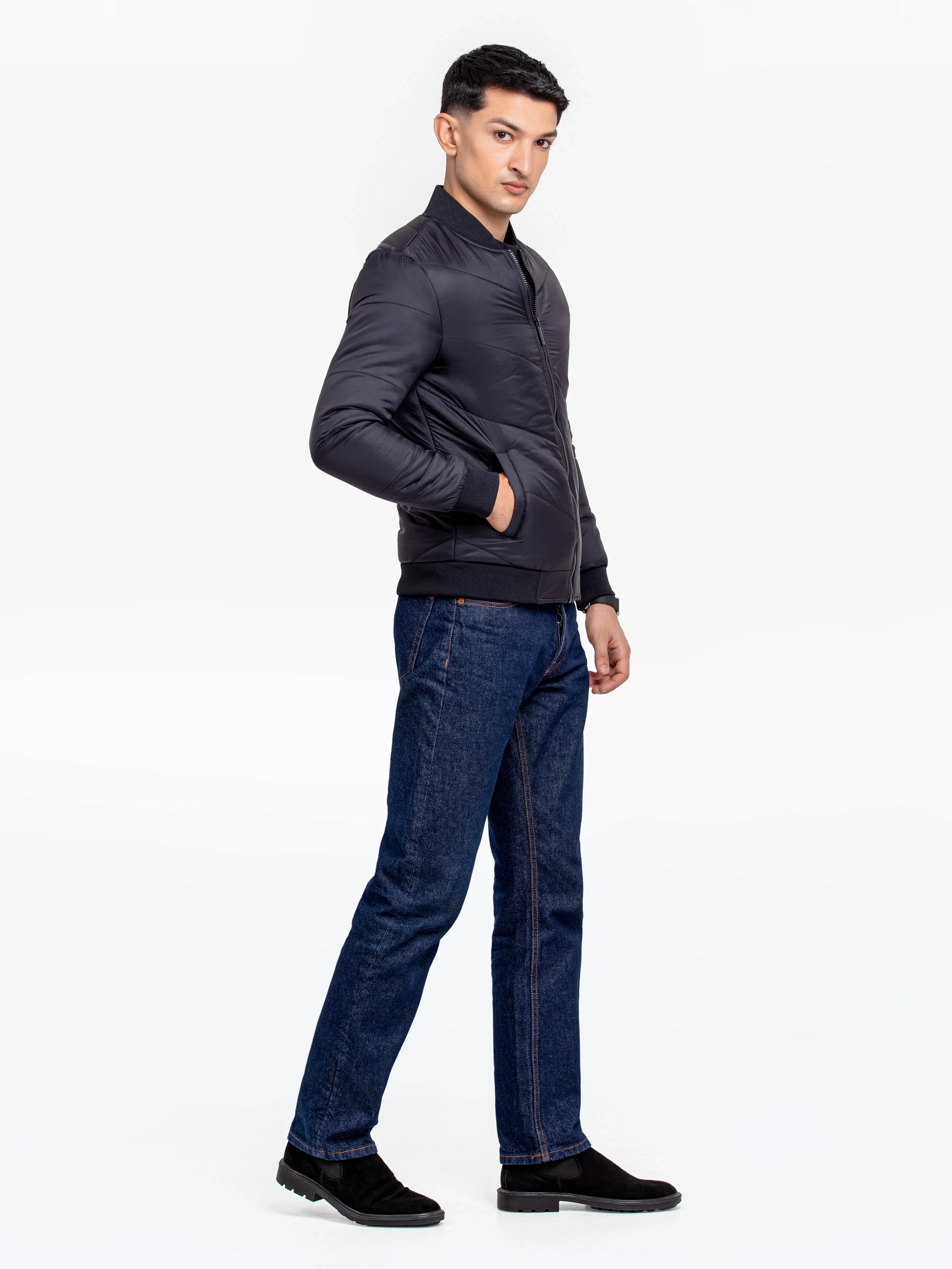 Quilted Poly Jacket - EMTJP24-004 - Image 4
