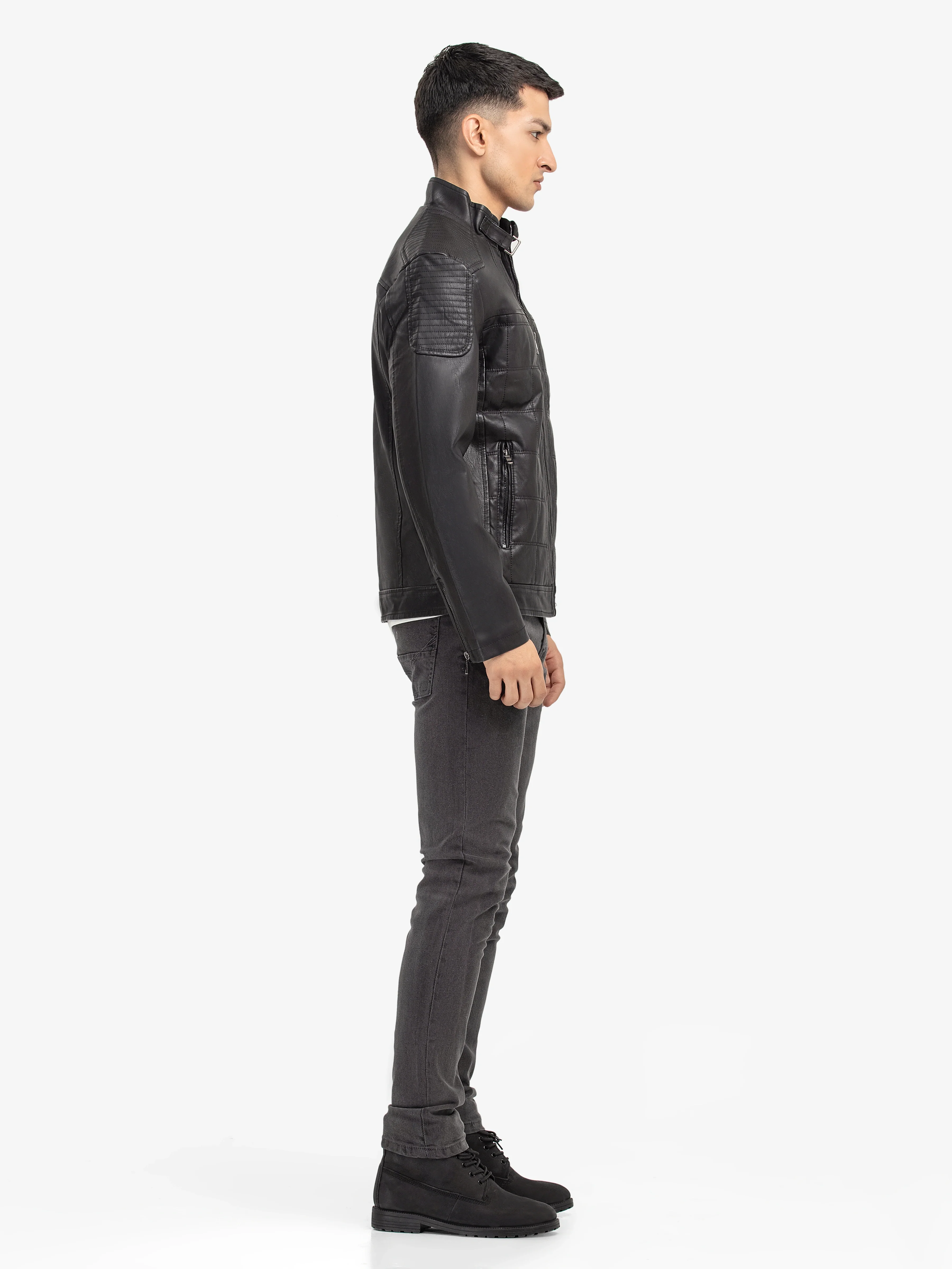 Leather Jacket - EMTJP24-016 - Image 5