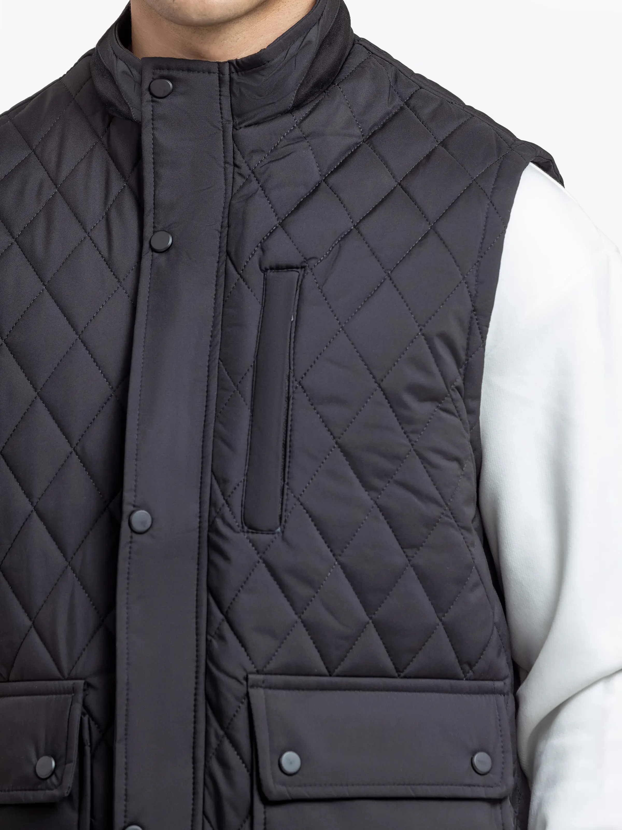 Sleeveless Quilted Jacket - EMTJP24-022 - Image 4