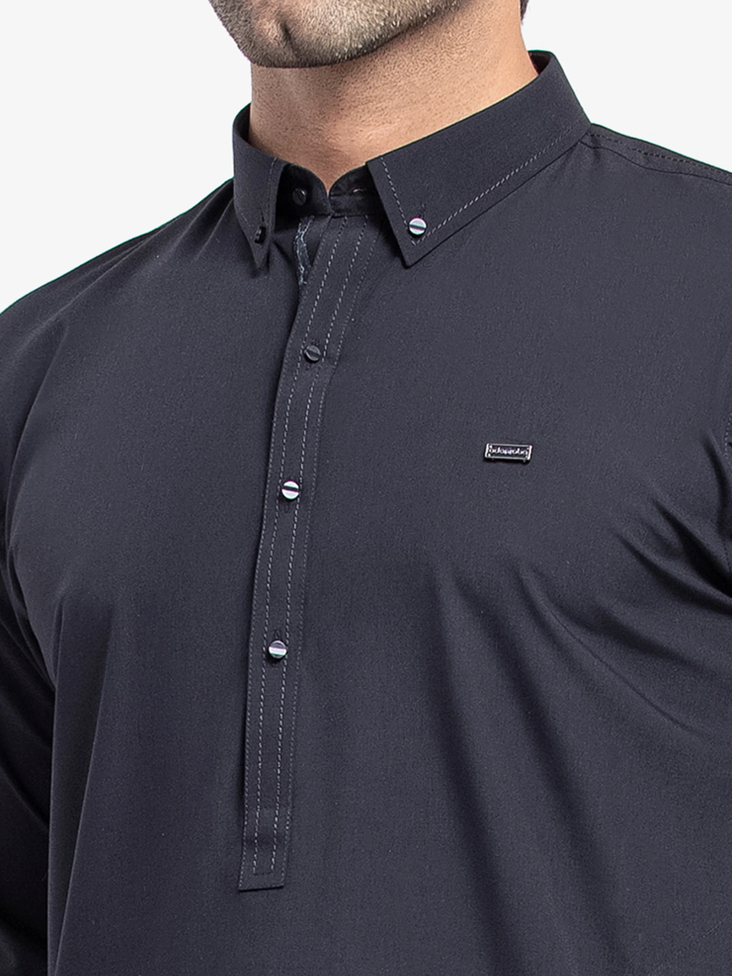 Blended Shalwar Kameez - EMTKST5-99515 - Image 3