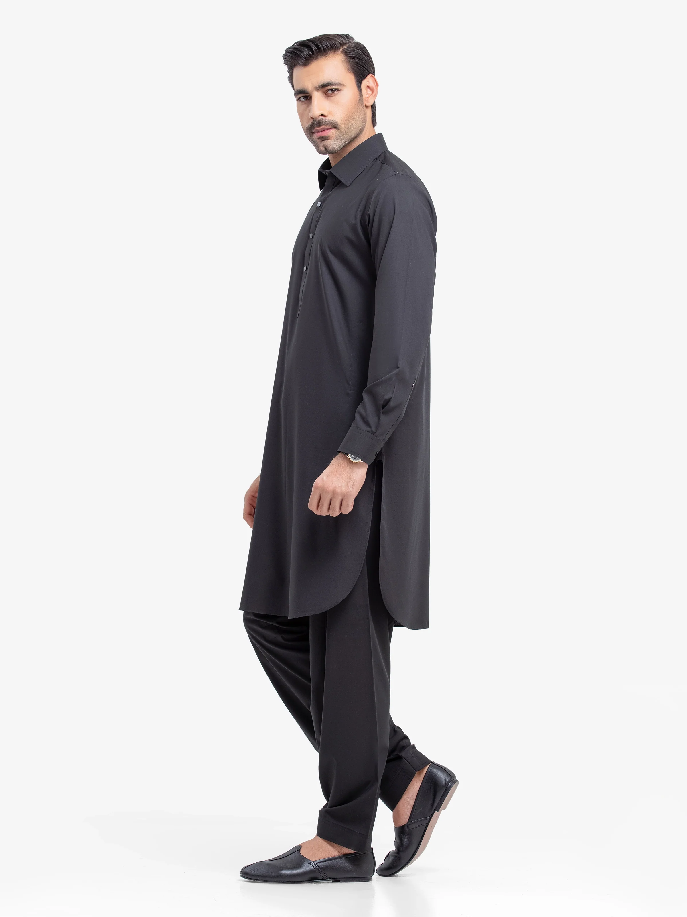 Embroidered Blended Shalwar Kameez - EMTKST5-99518 - Image 4