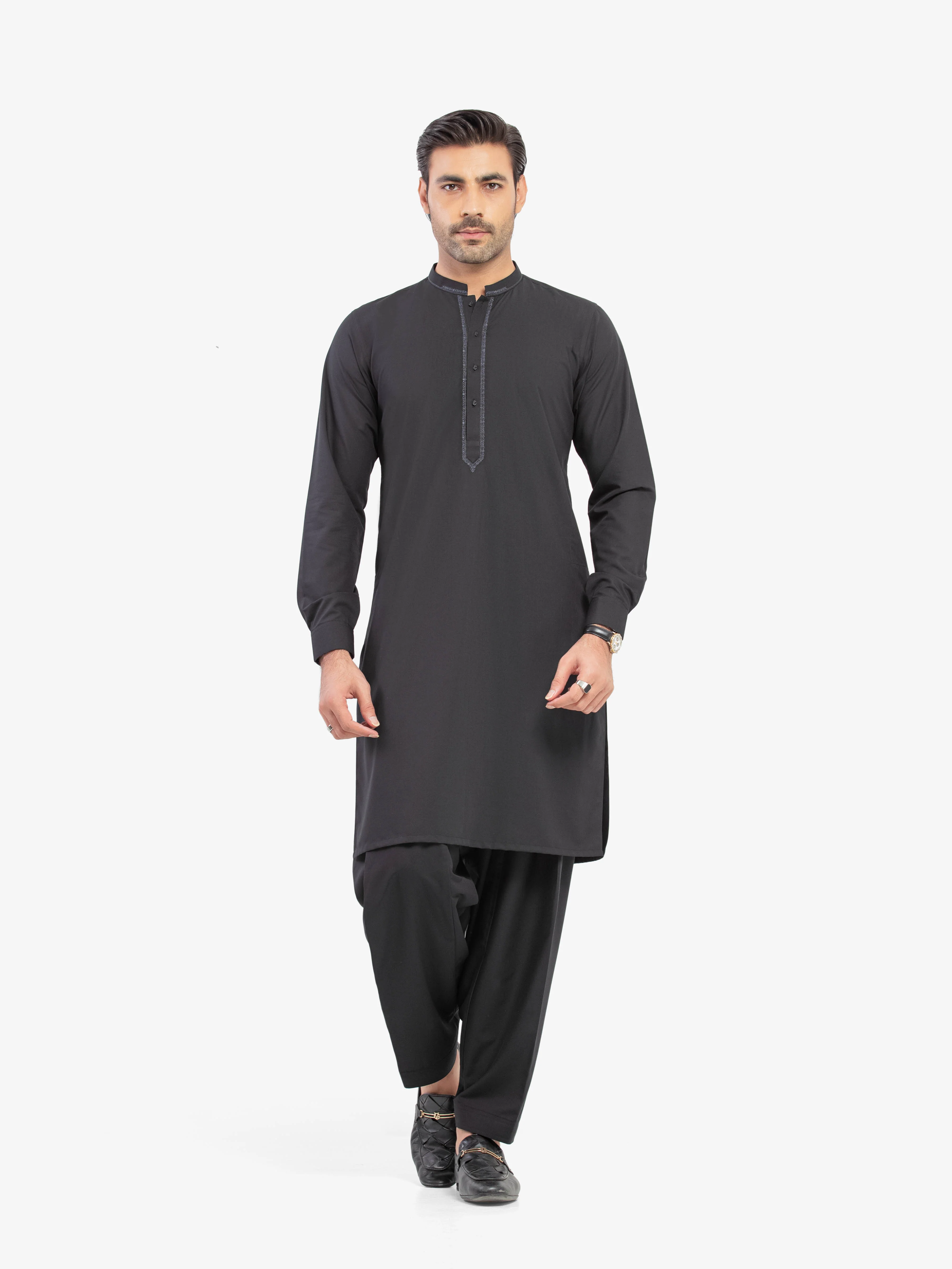 Embroidered Blended Shalwar Kameez - EMTKST5-99603