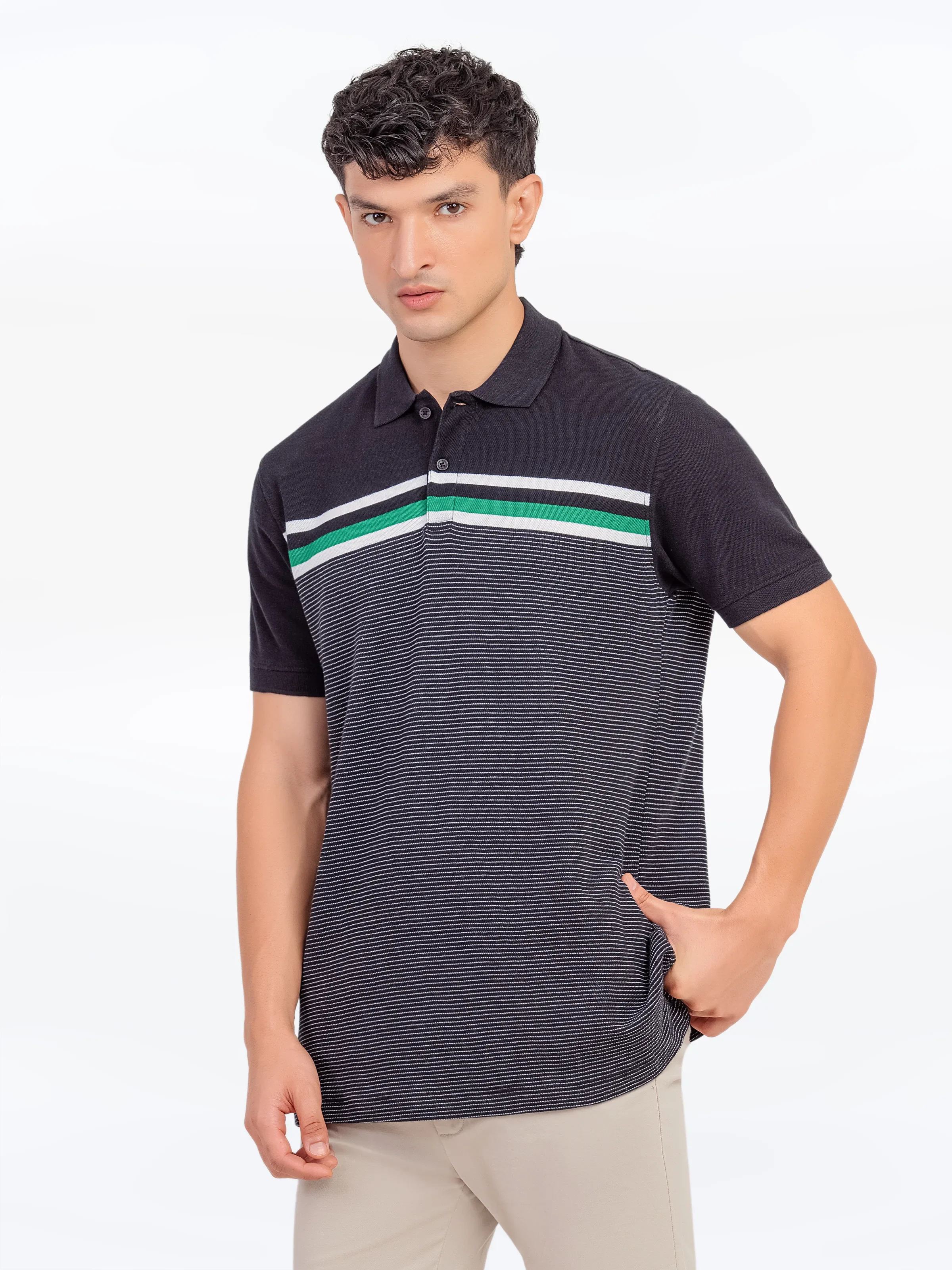 Striped Polo - EMTPS5-029