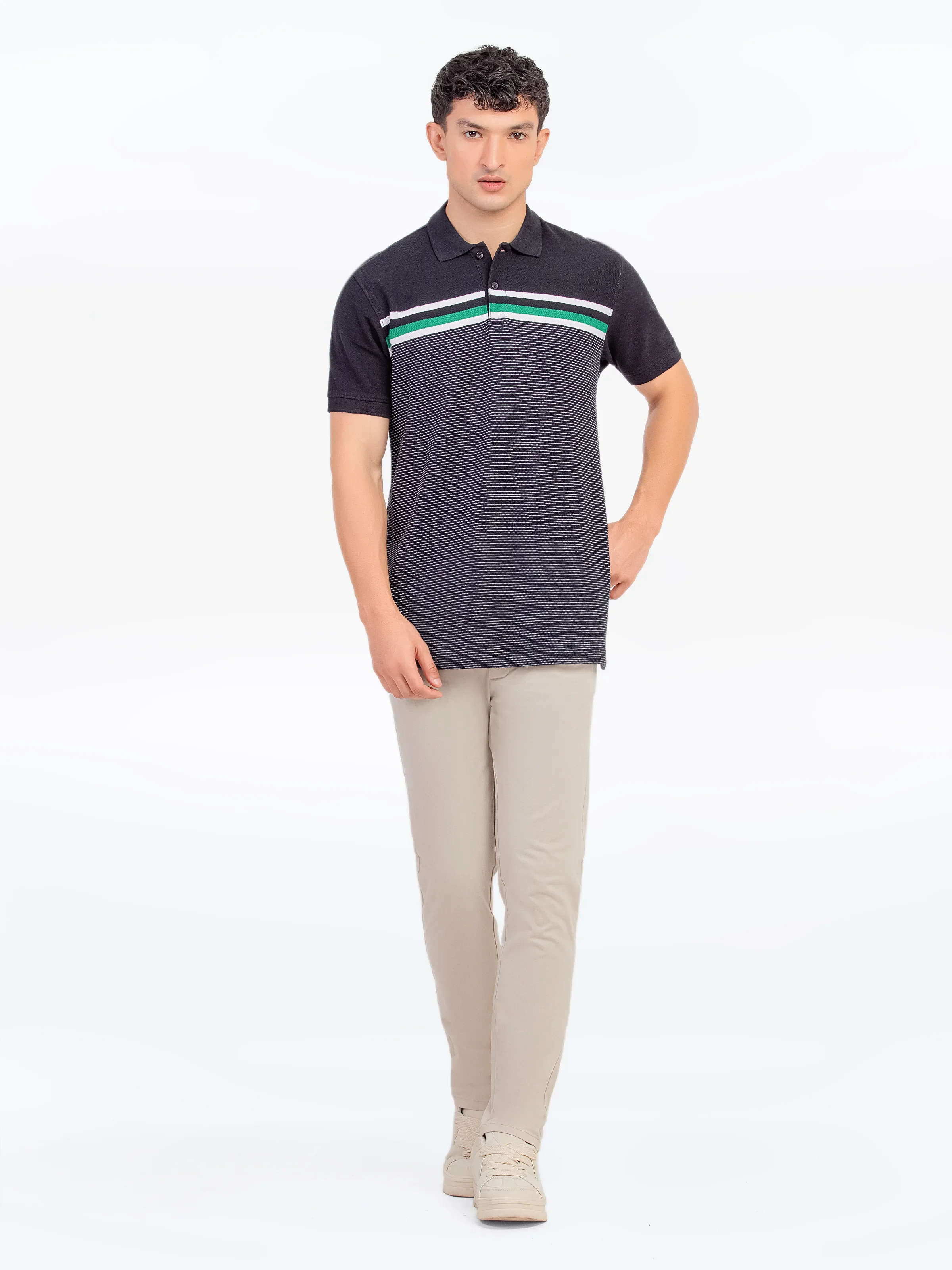 Striped Polo - EMTPS5-029 - Image 2