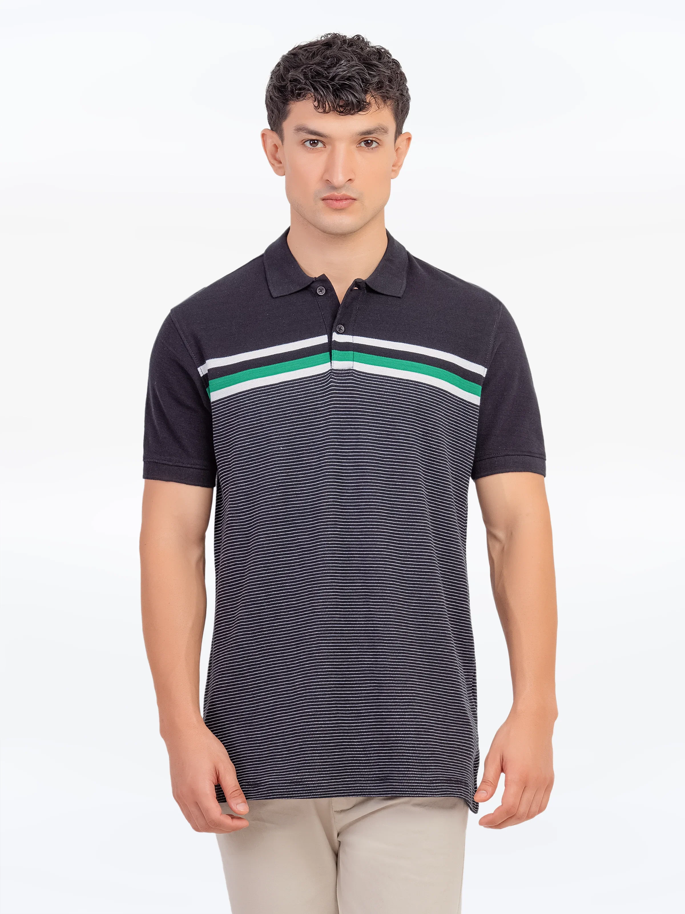 Striped Polo - EMTPS5-029 - Image 3