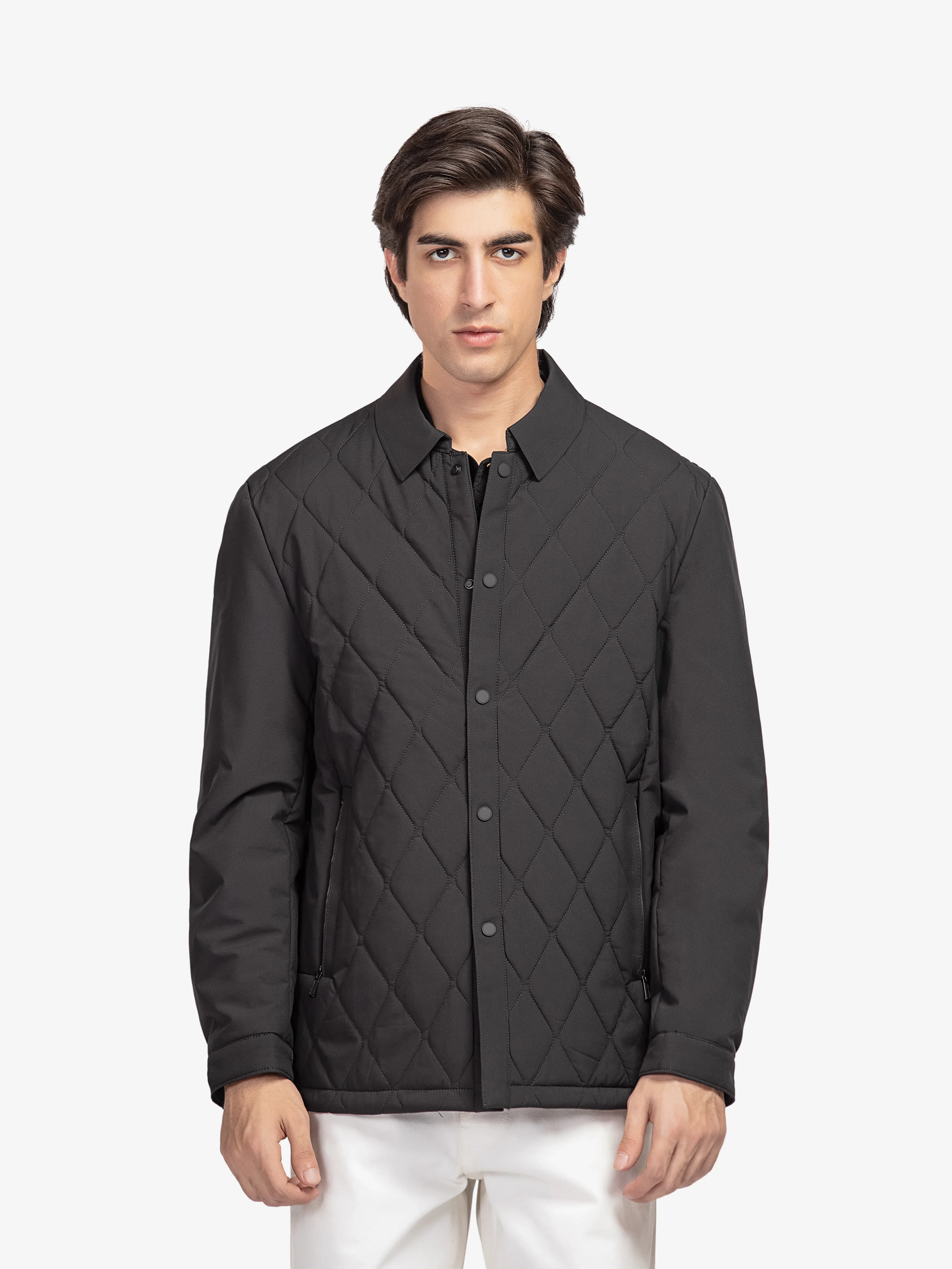 Quilted Shacket - EMTJS5-001