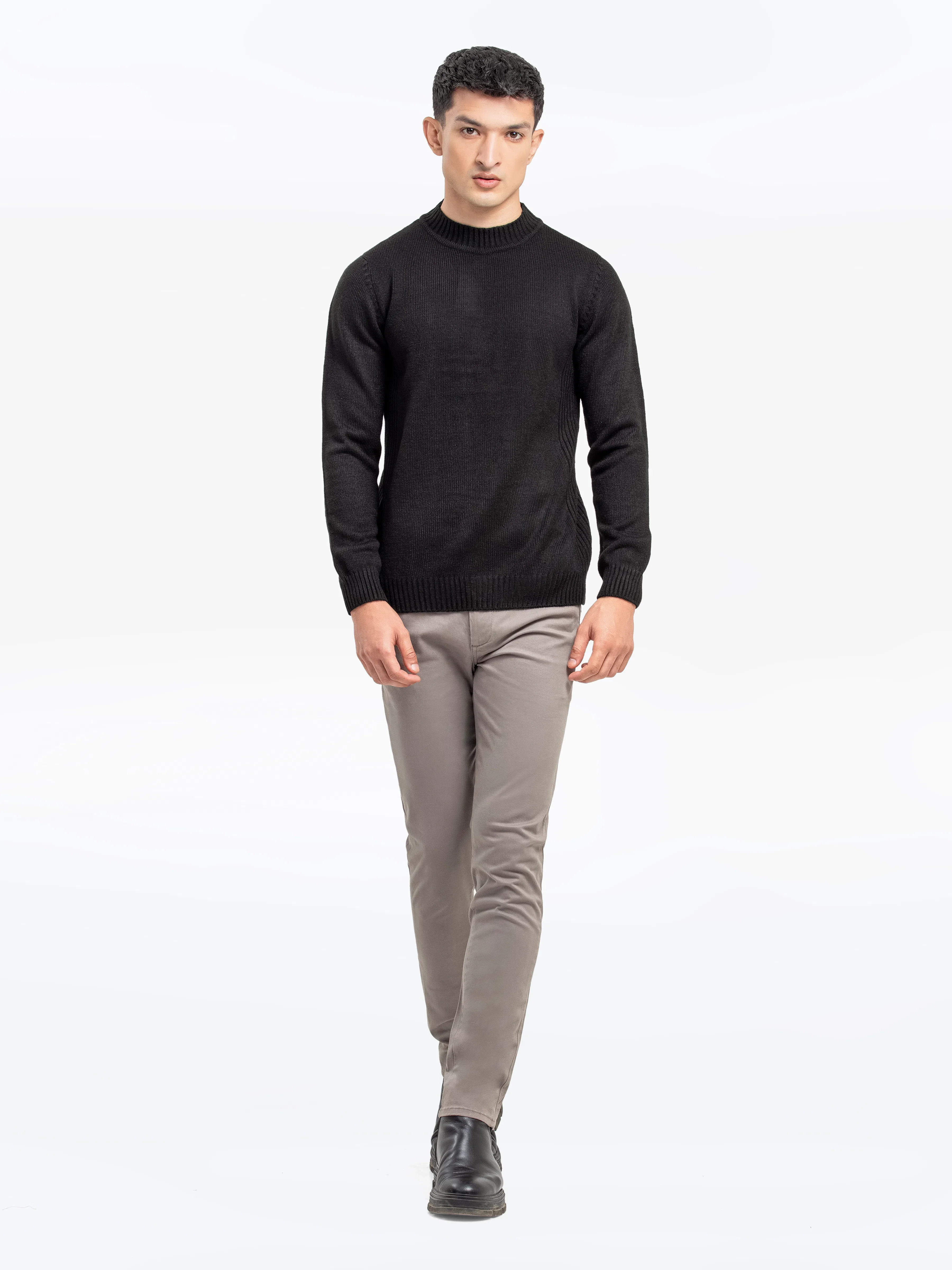 Mock Neck Sweater - EMTSWT24-017 - Image 2