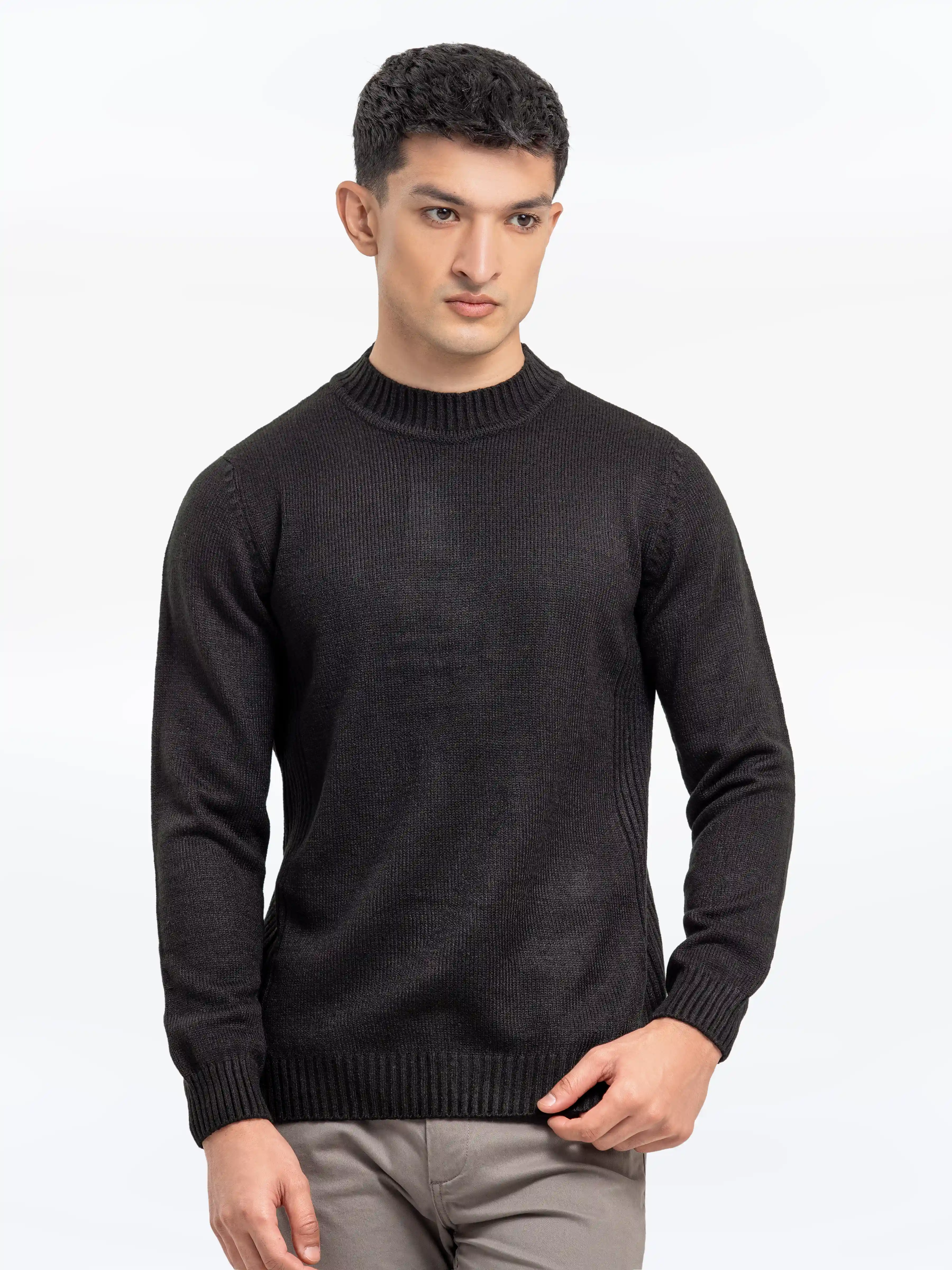 Mock Neck Sweater - EMTSWT24-017 - Image 3