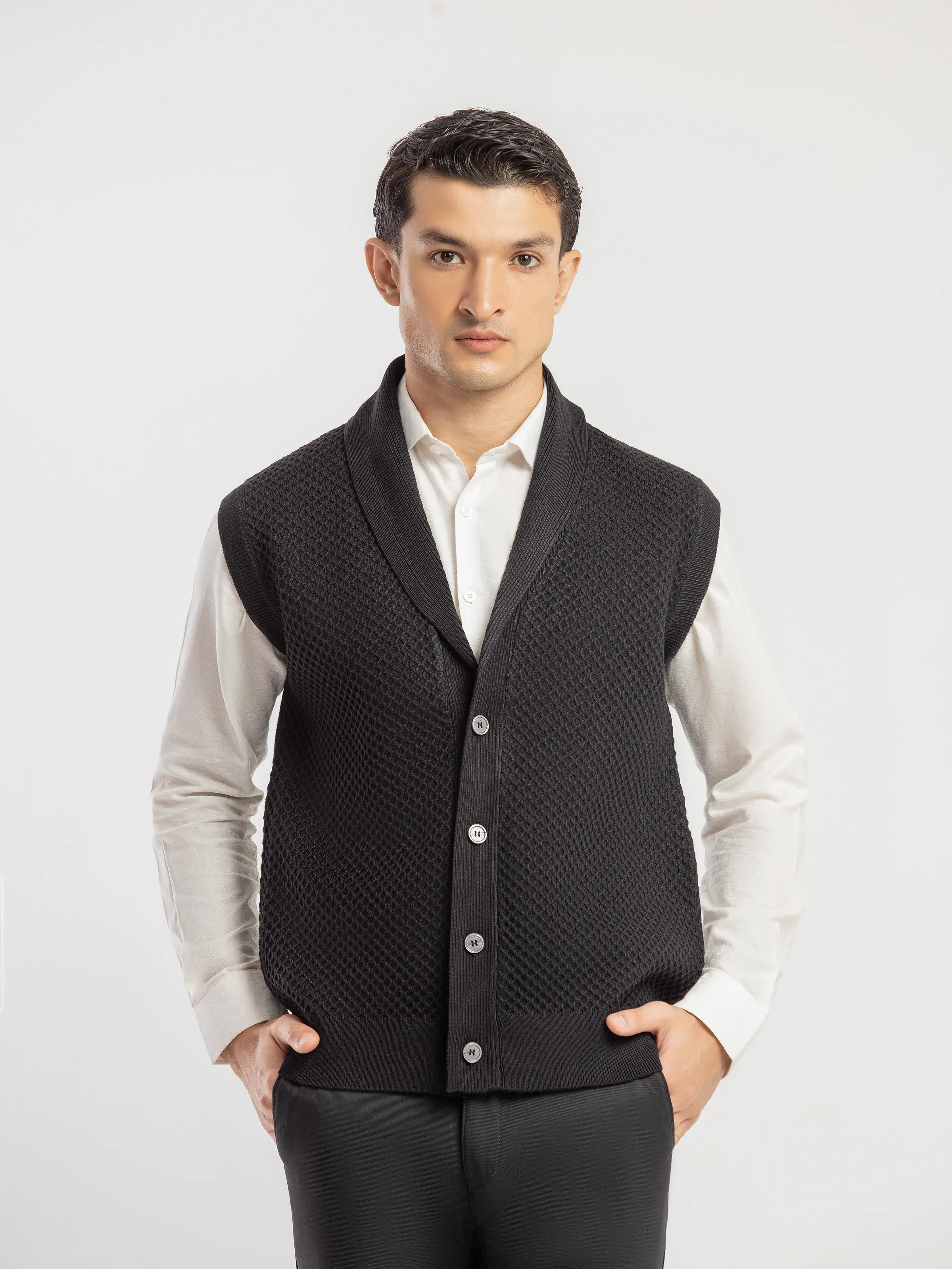 Shawl Collar Cardigan - EMTSWT5-001