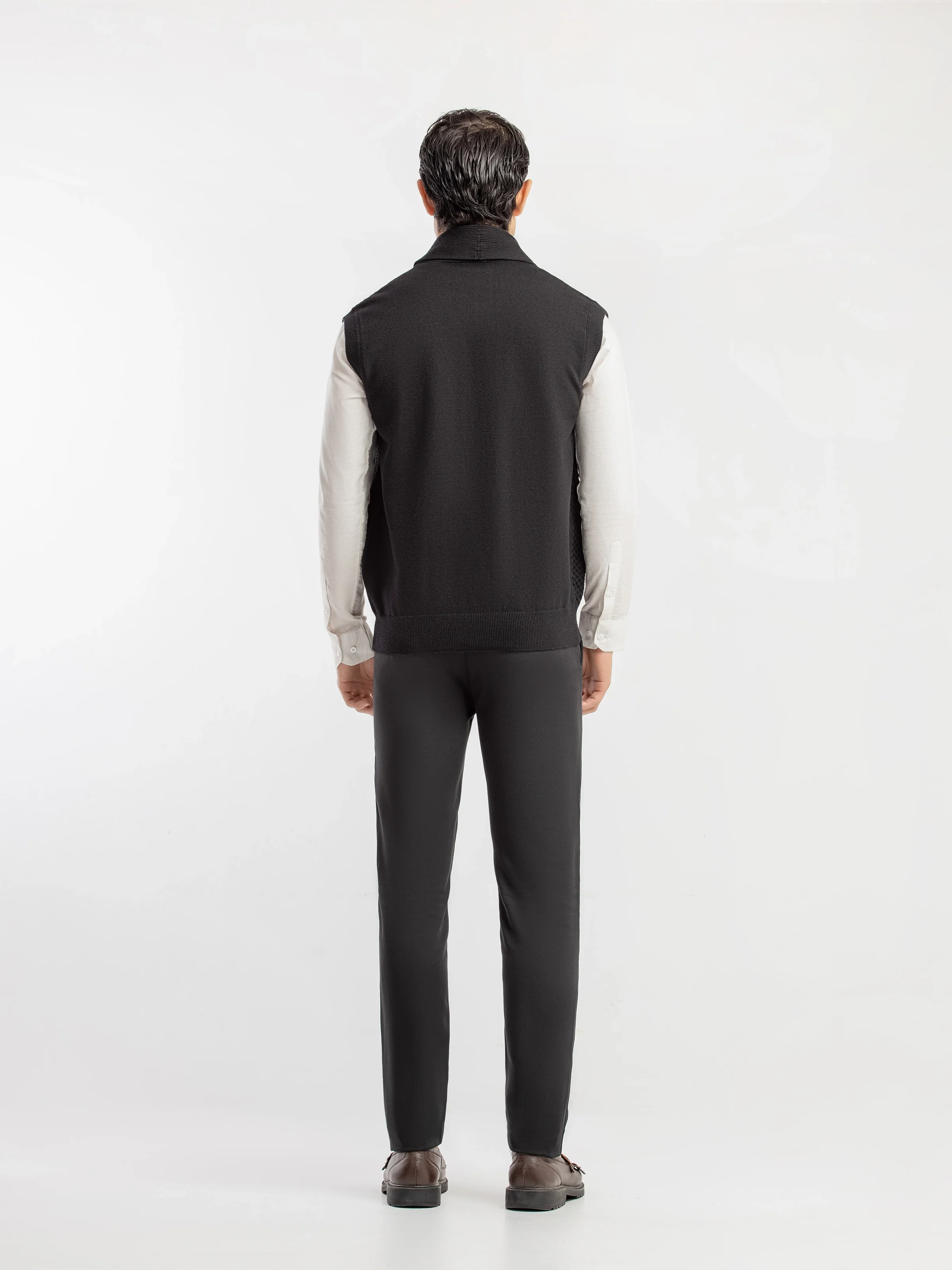 Shawl Collar Cardigan - EMTSWT5-001 - Image 5