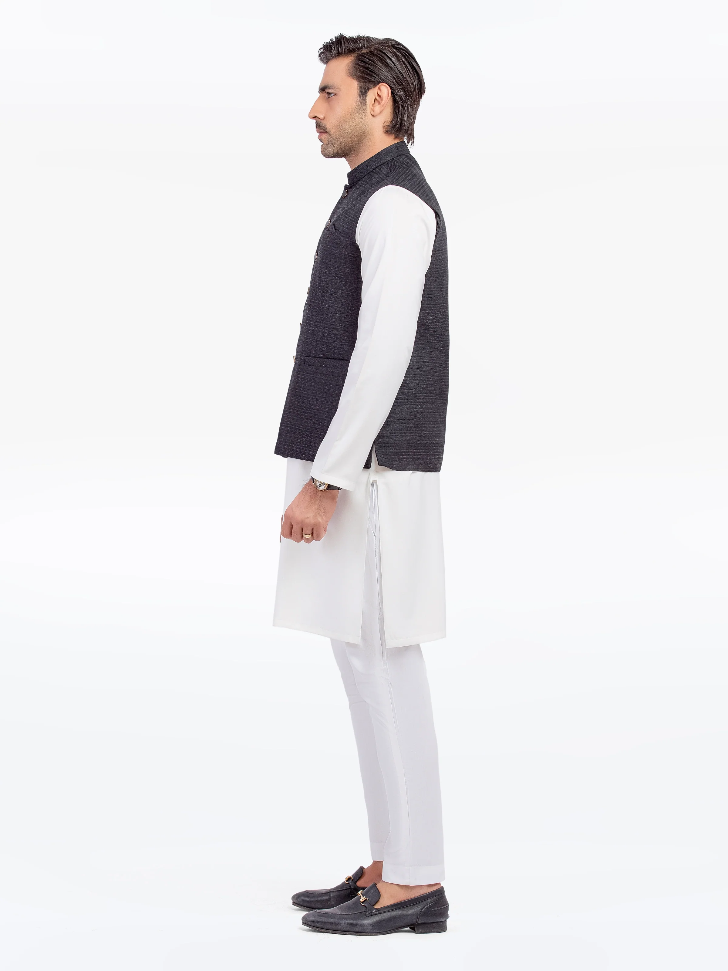 Jacquard Waistcoat - EMTWC5-35956 - Image 4