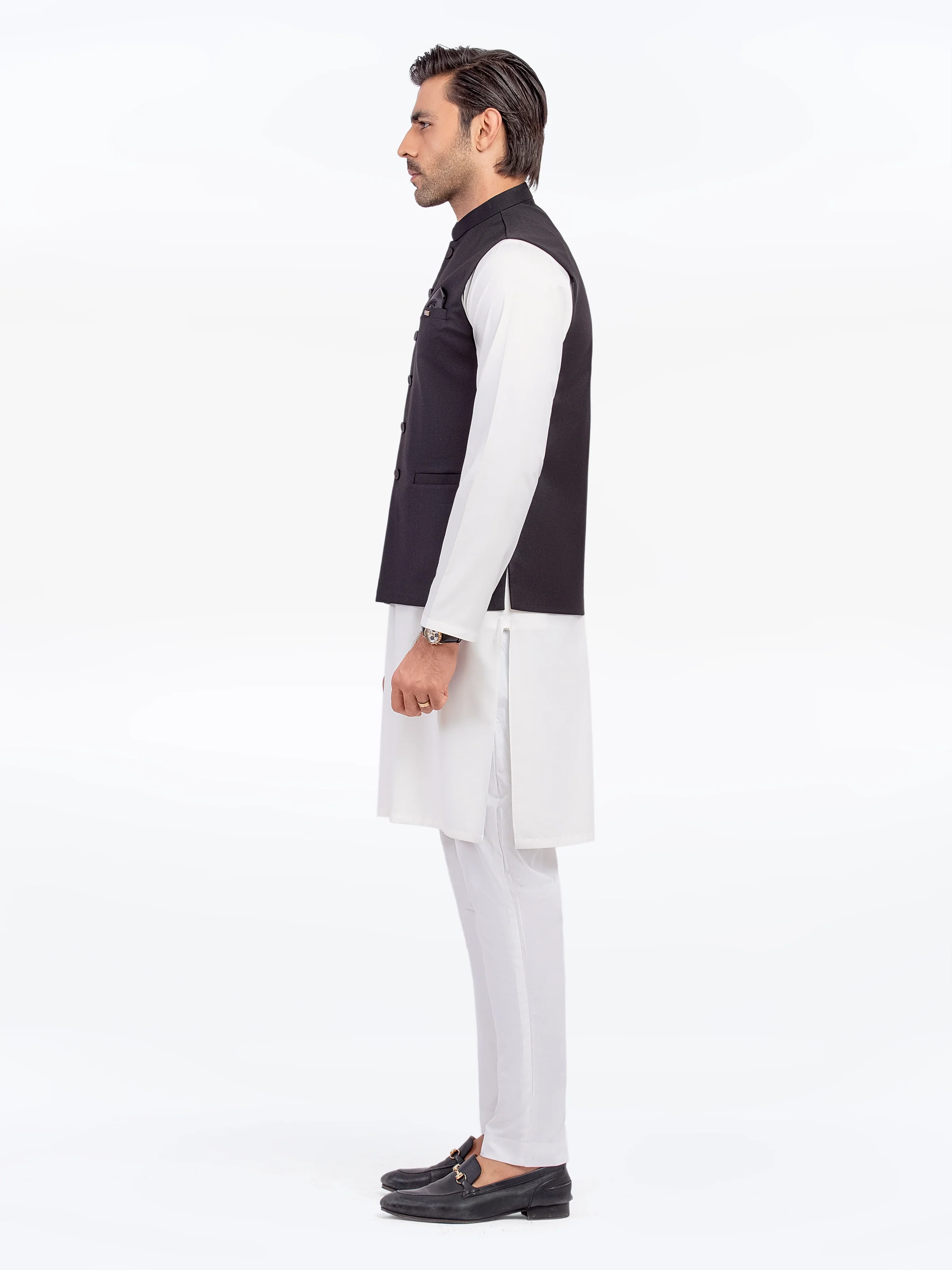 Plain Waistcoat - EMTWCP5-35952 - Image 4