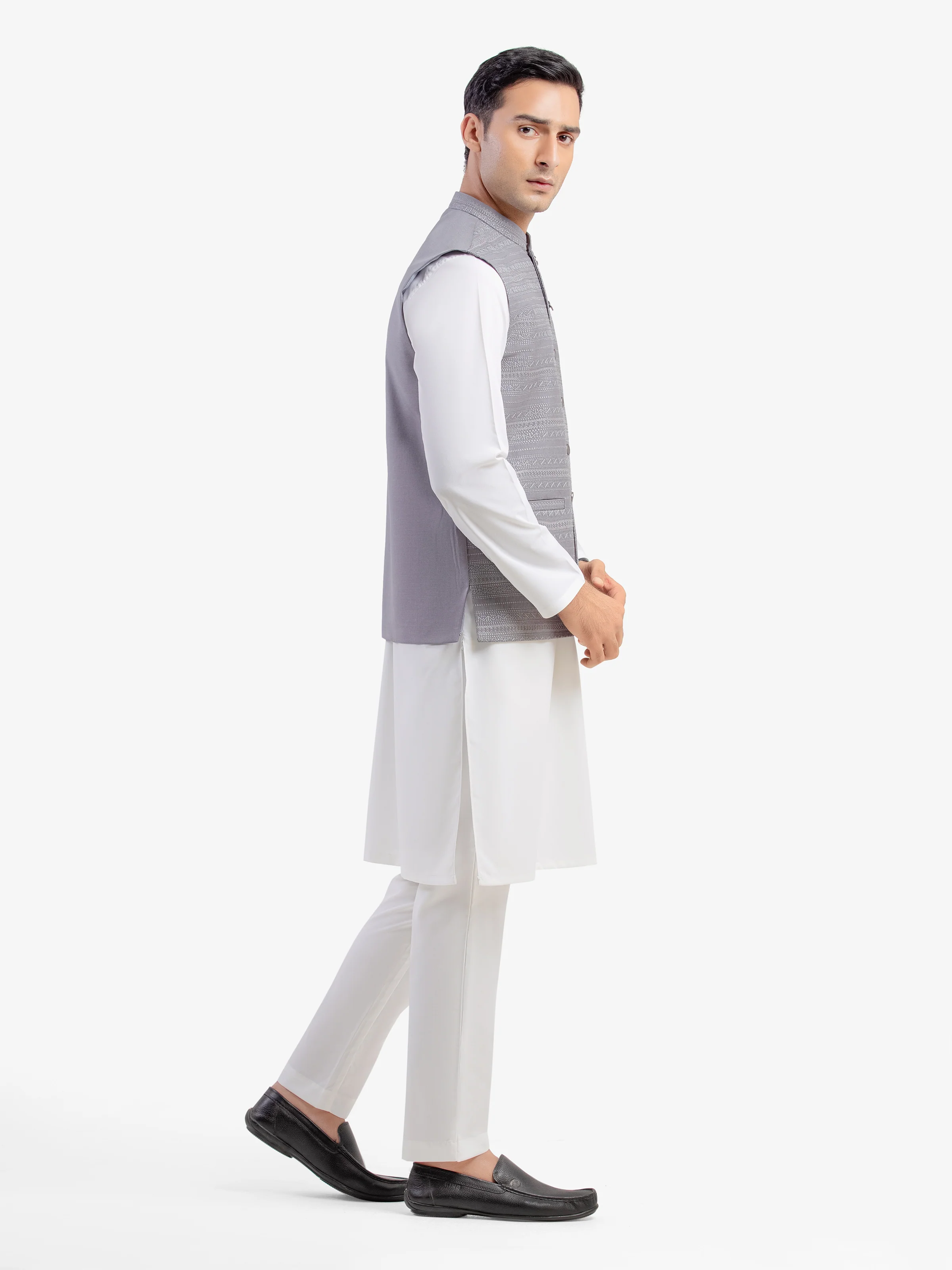 Embroidered Waistcoat - EMTWCP5-35975 - Image 4