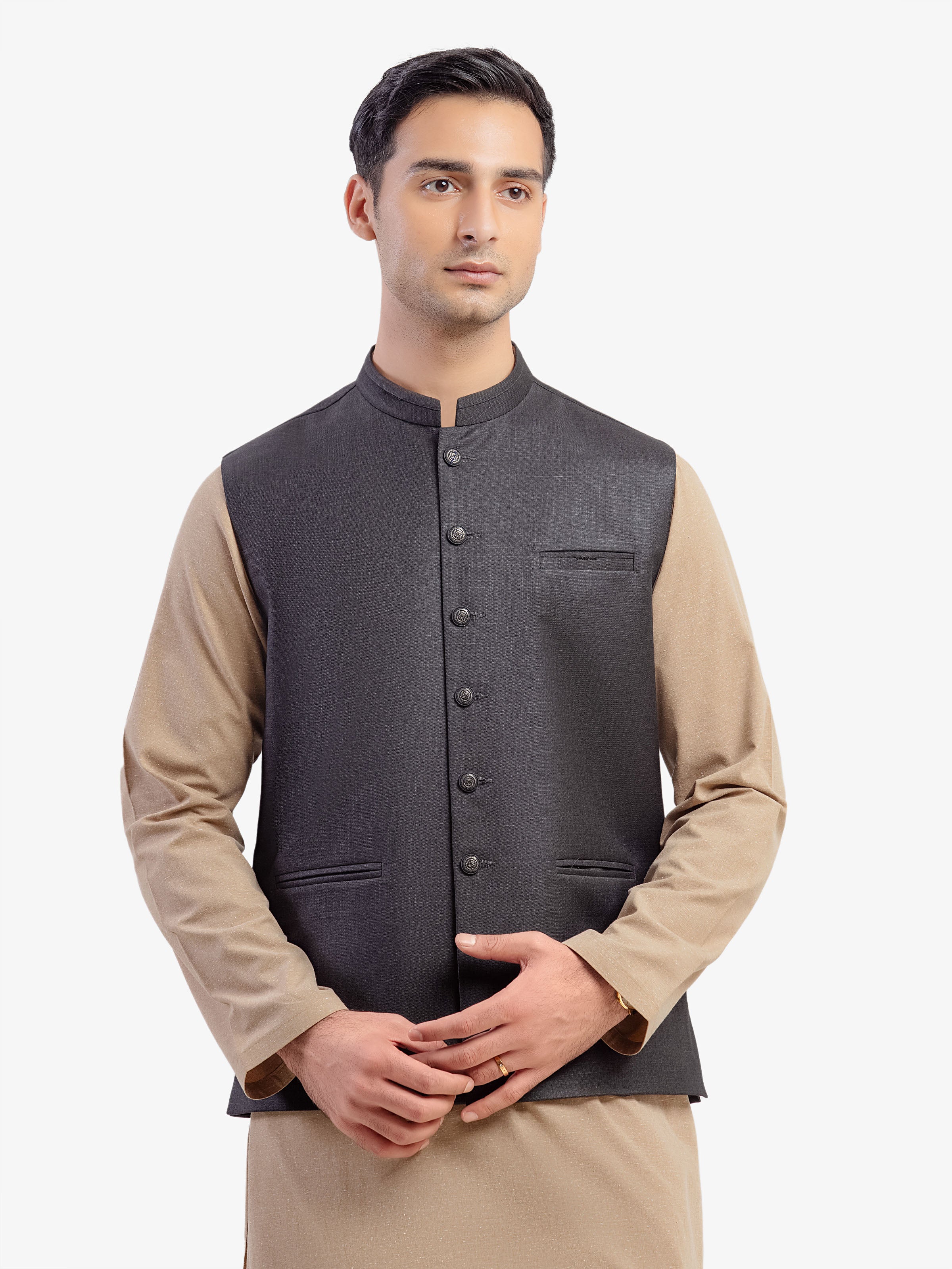 Plain Waistcoat - EMTWCP5-35976