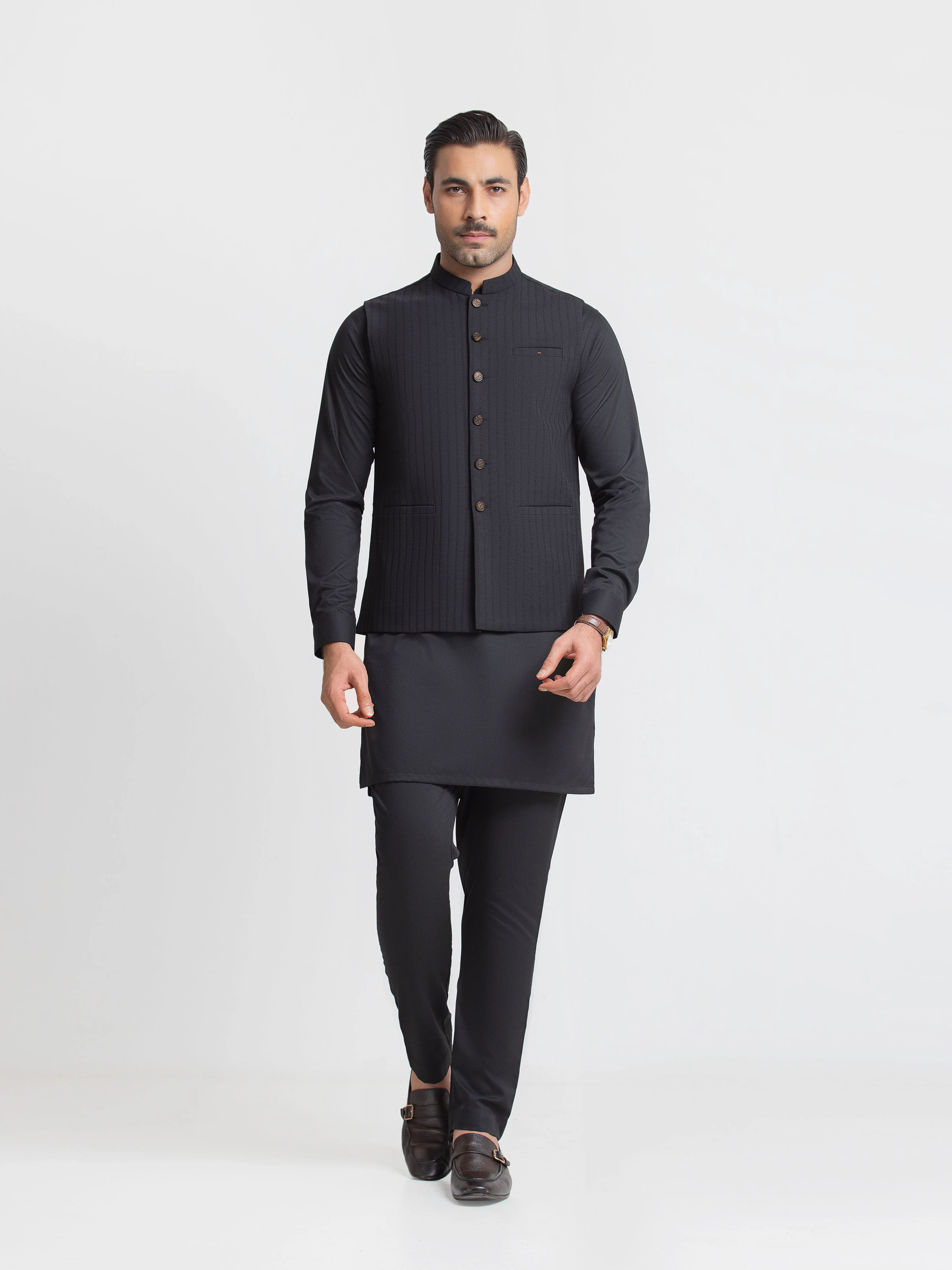 Plain Waistcoat - EMTWCP6-36011 - Image 2