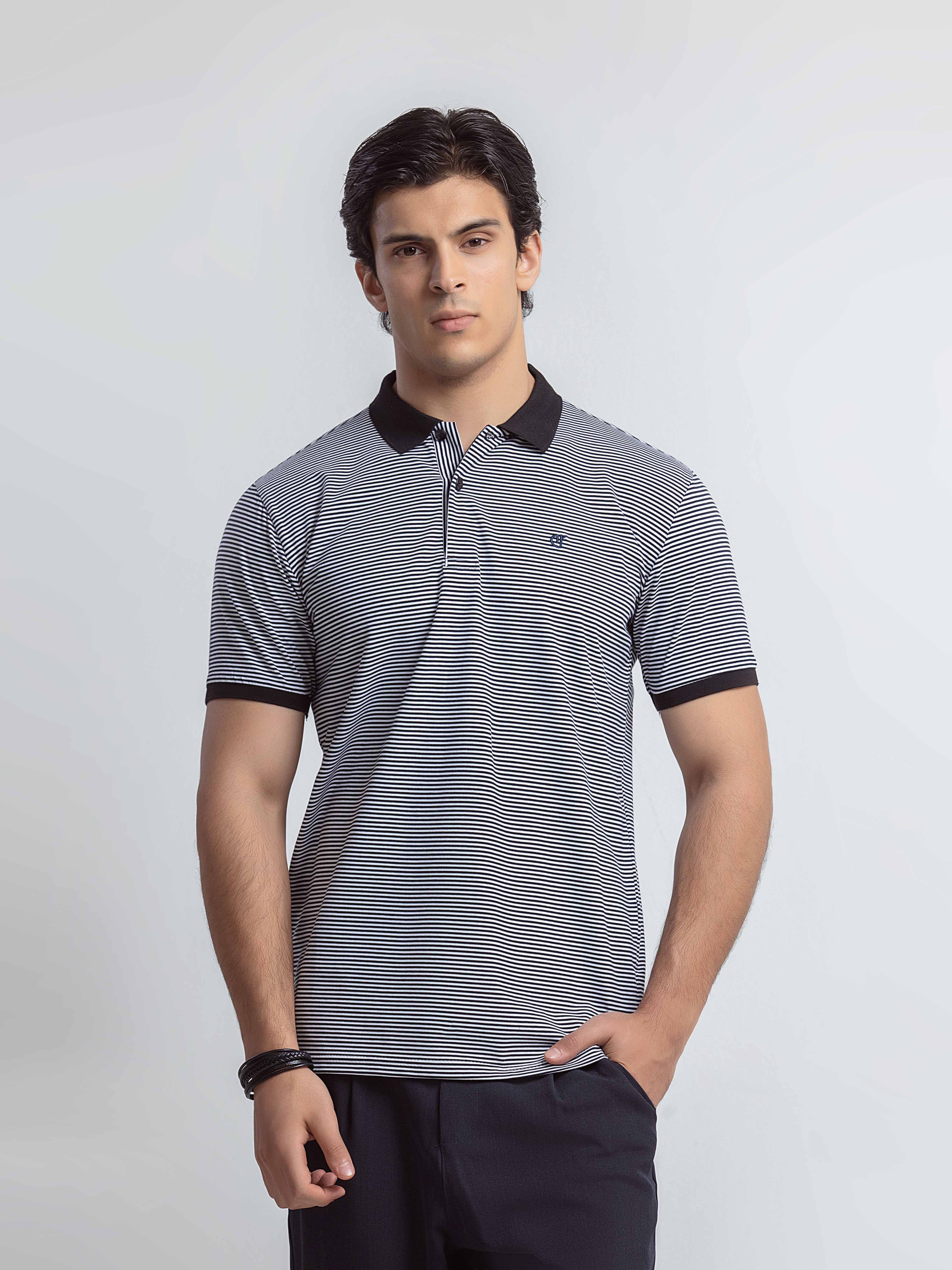 Striped Polo - EMTPS6-057 - Image 3