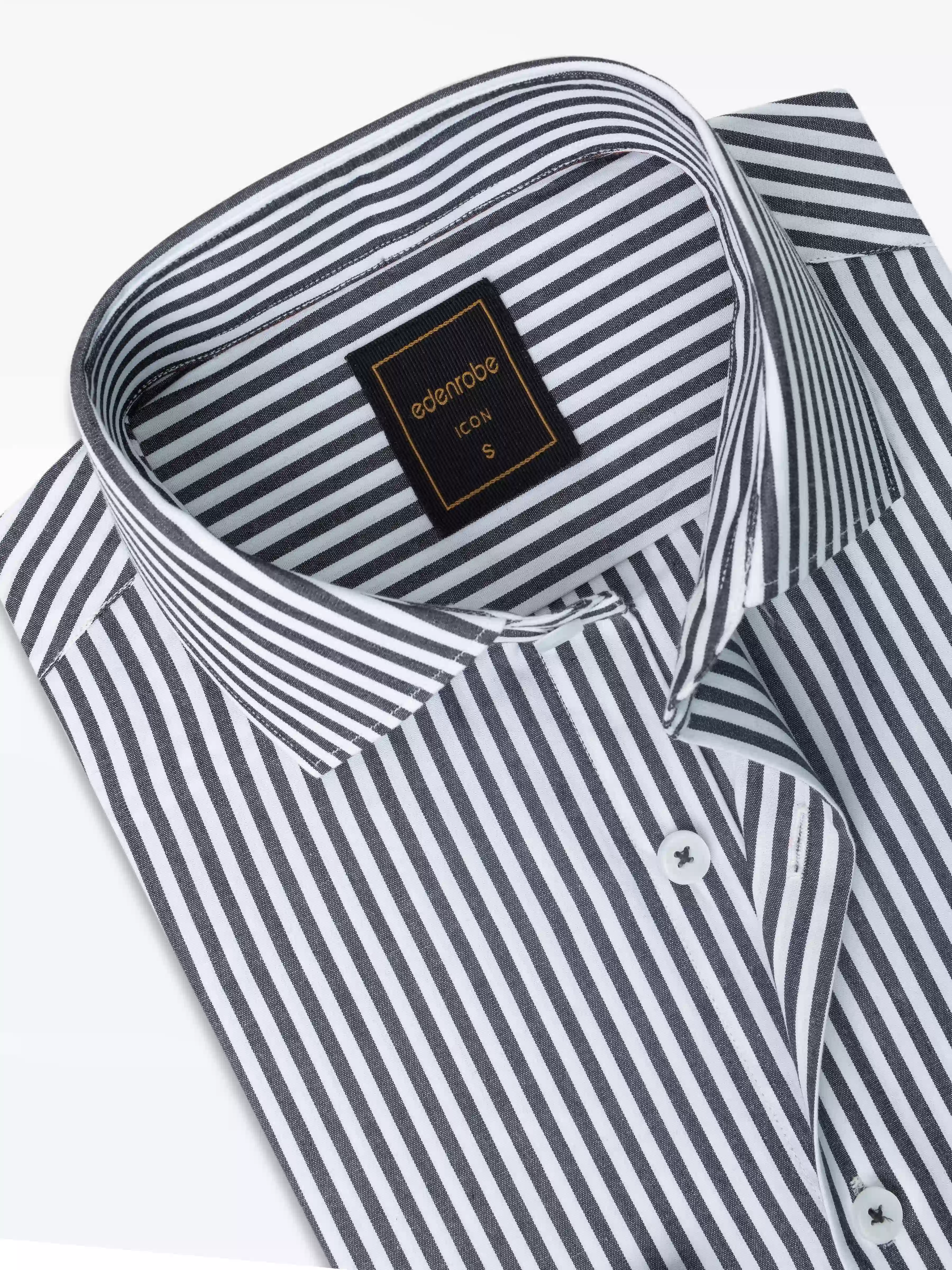 Icon Striped Shirt - EMTSI24-50725 - Image 2