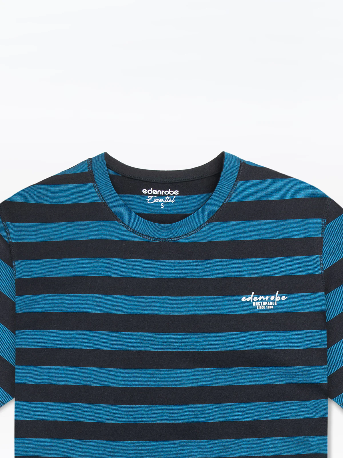 Crew Neck Striped Tee - EMTGT24-028 - Image 2