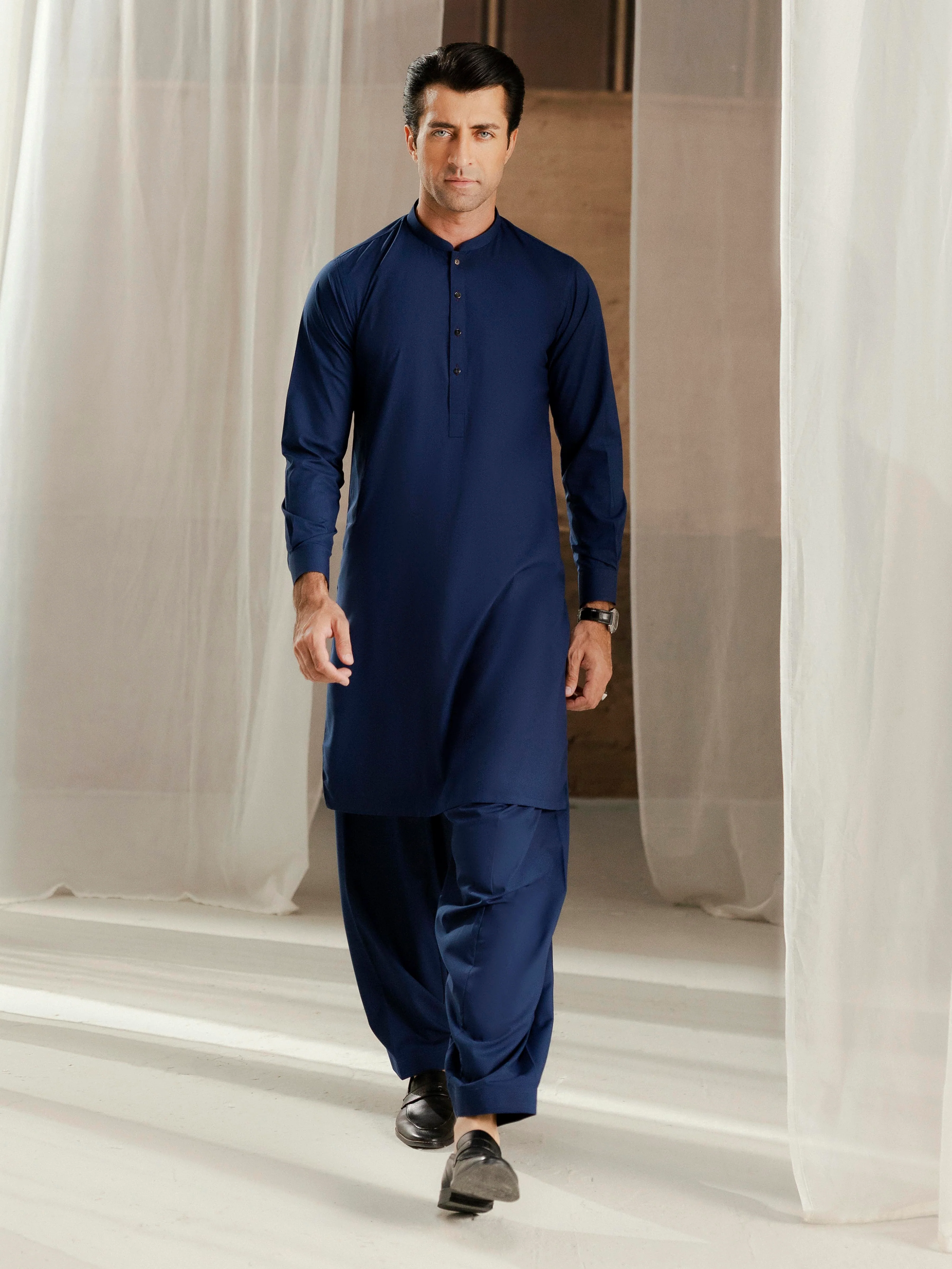 Blended Shalwar Kameez - EMTKST5-99543 - Image 2