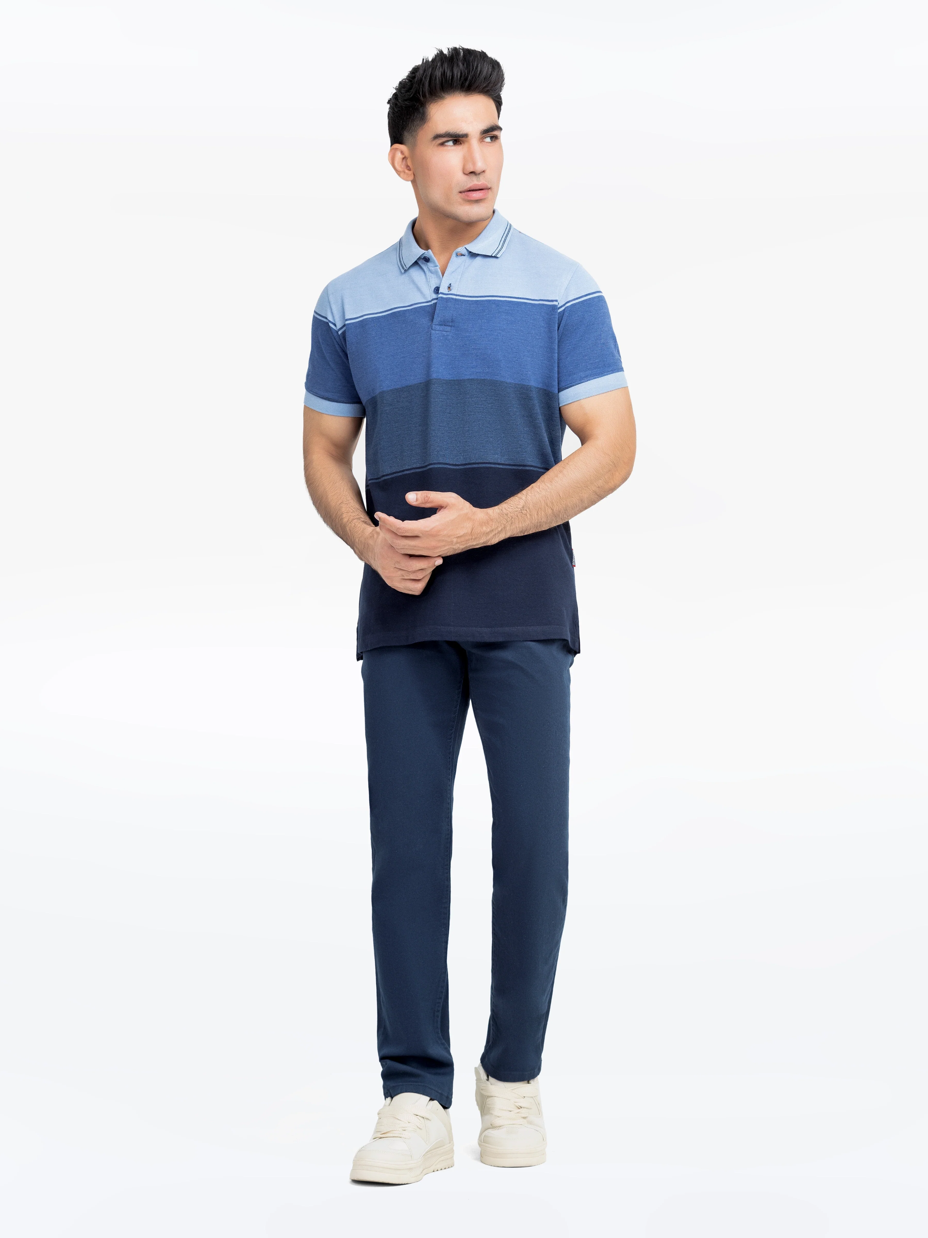 Striped Polo - EMTPS24-007