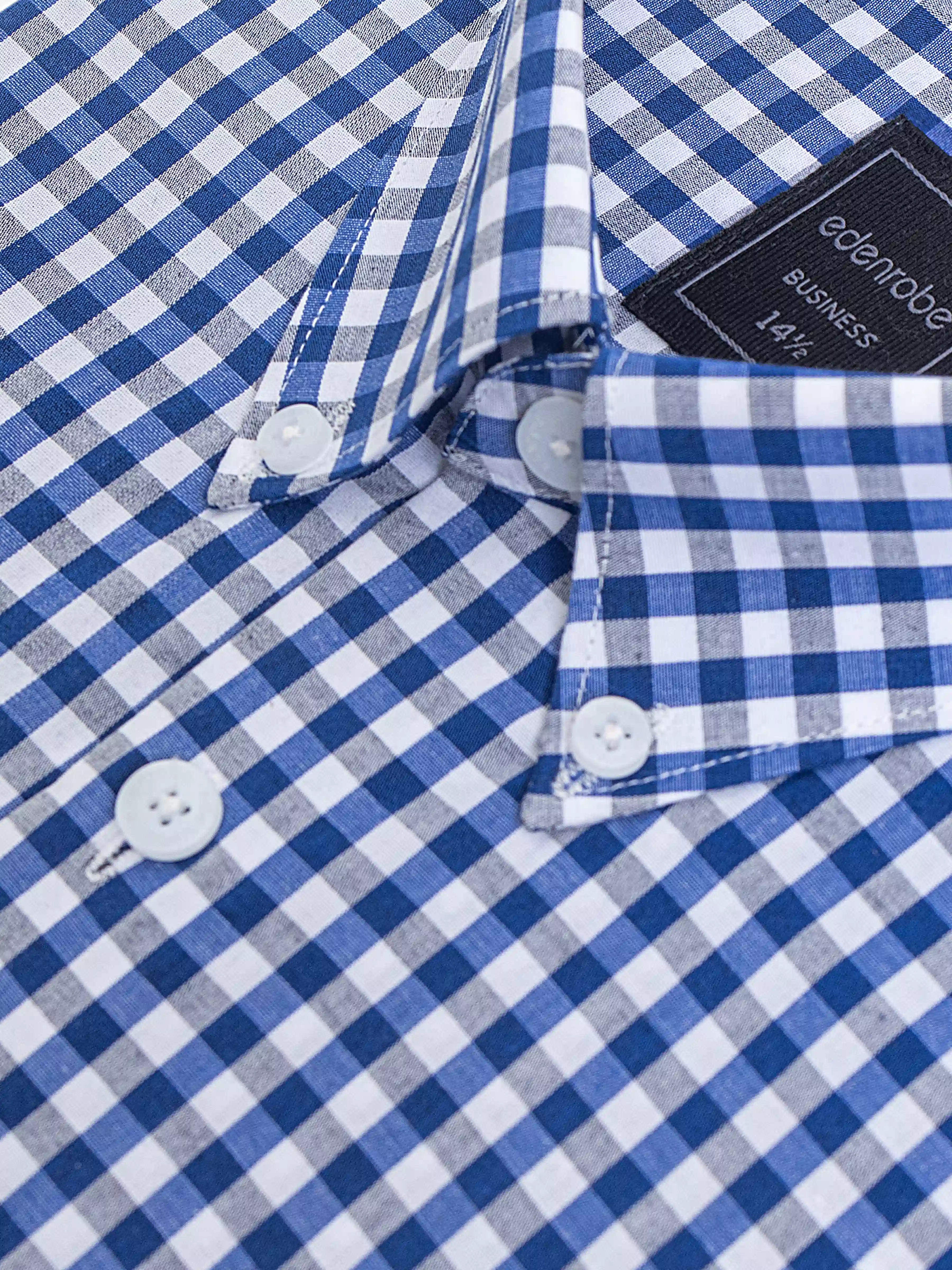 Business Check Shirt - EMTSB6-201 - Image 3