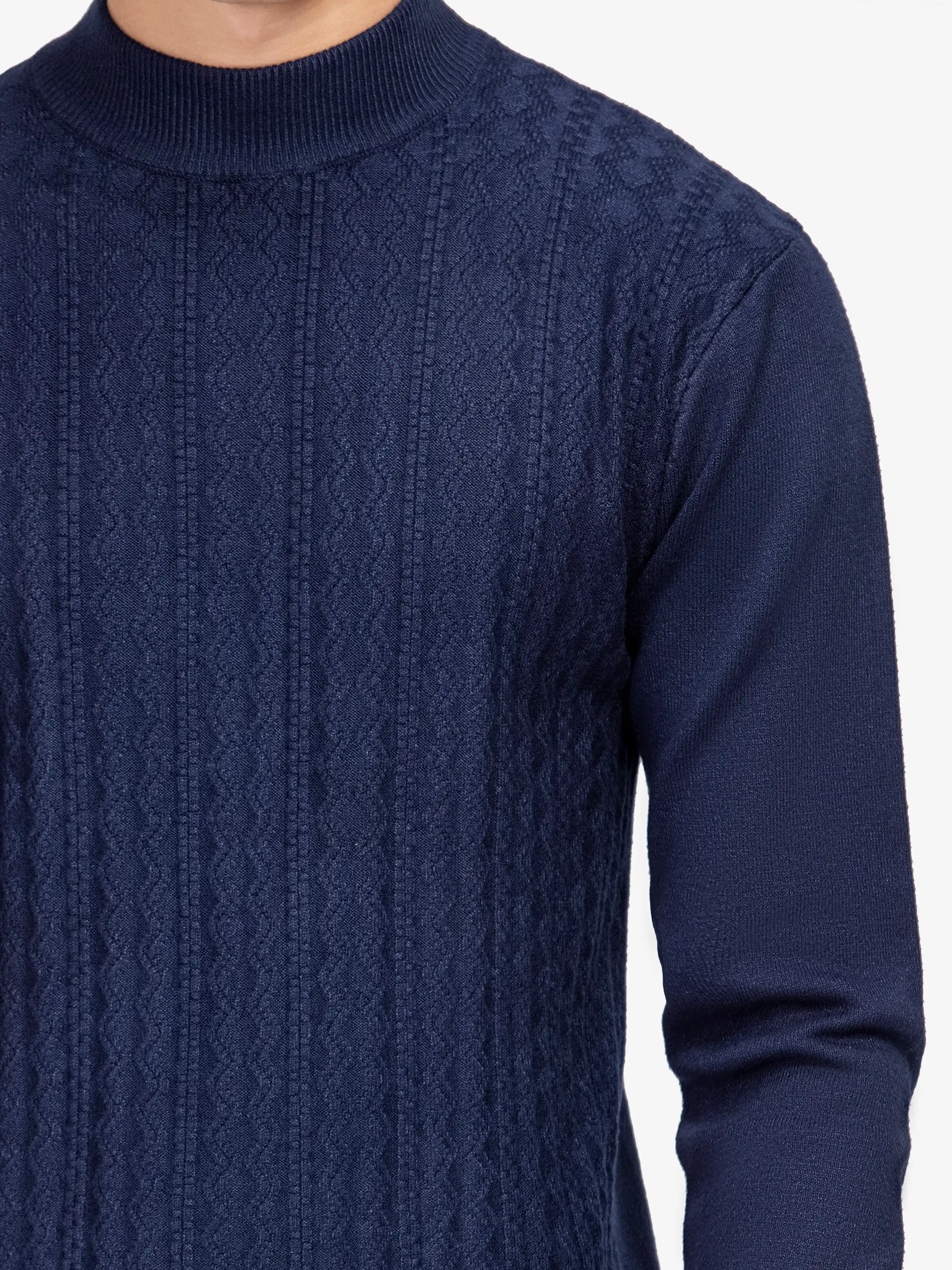 Mock Neck Sweater - EMTSWT5-006 - Image 2