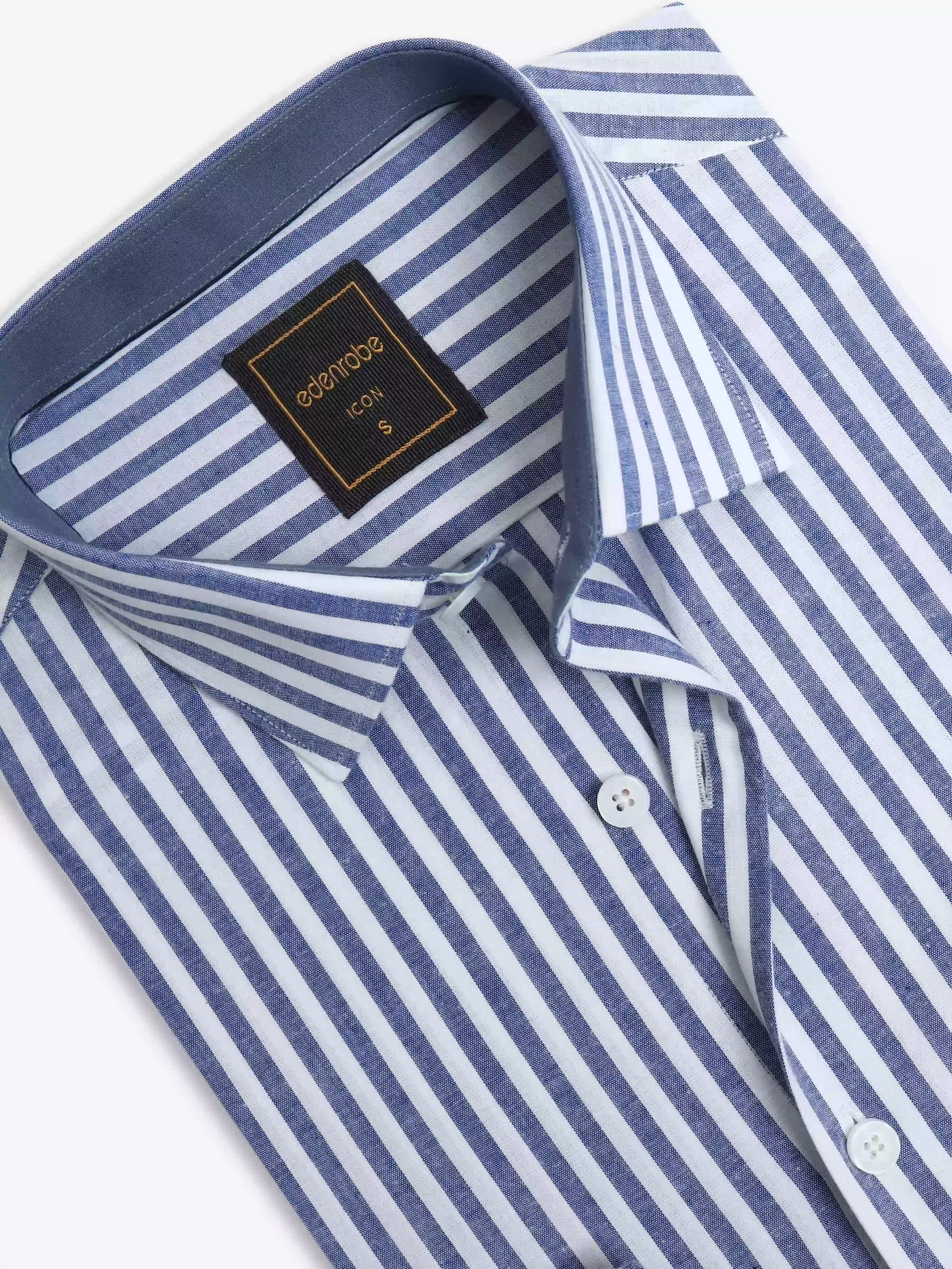 Icon Striped Shirt - EMTSI24-50716 - Image 2