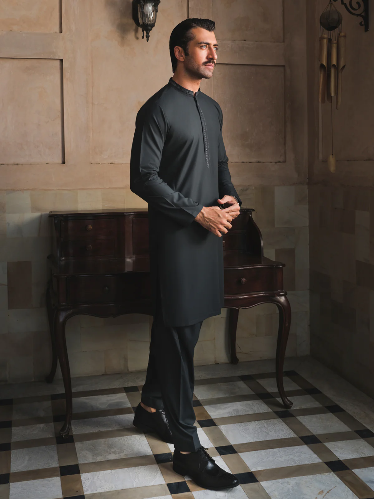 Embroidered Blended Shalwar Kameez - EMTKS24-41108 - Image 5