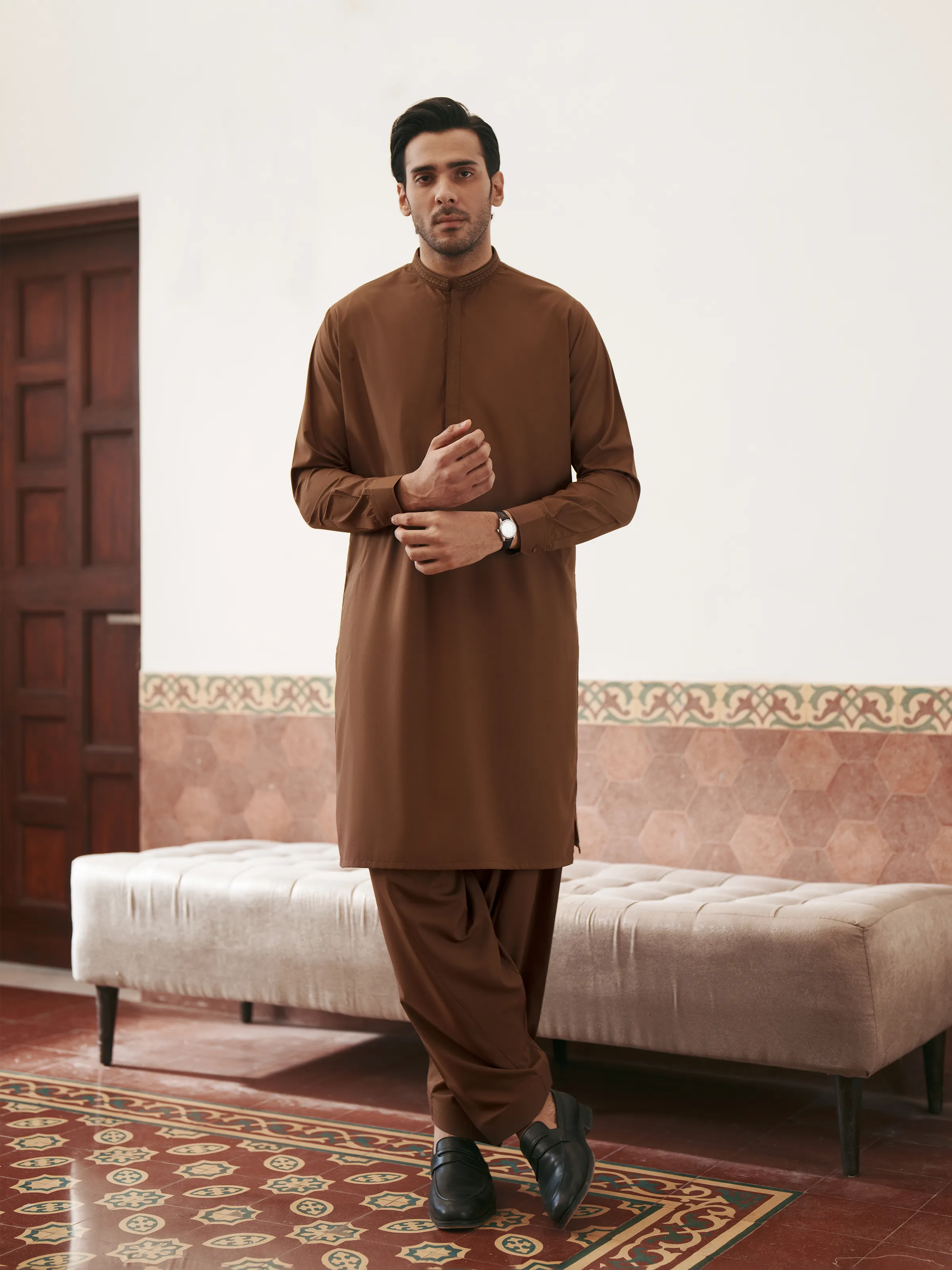 Embroidered Blended Shalwar Kameez - EMTKS5-41211