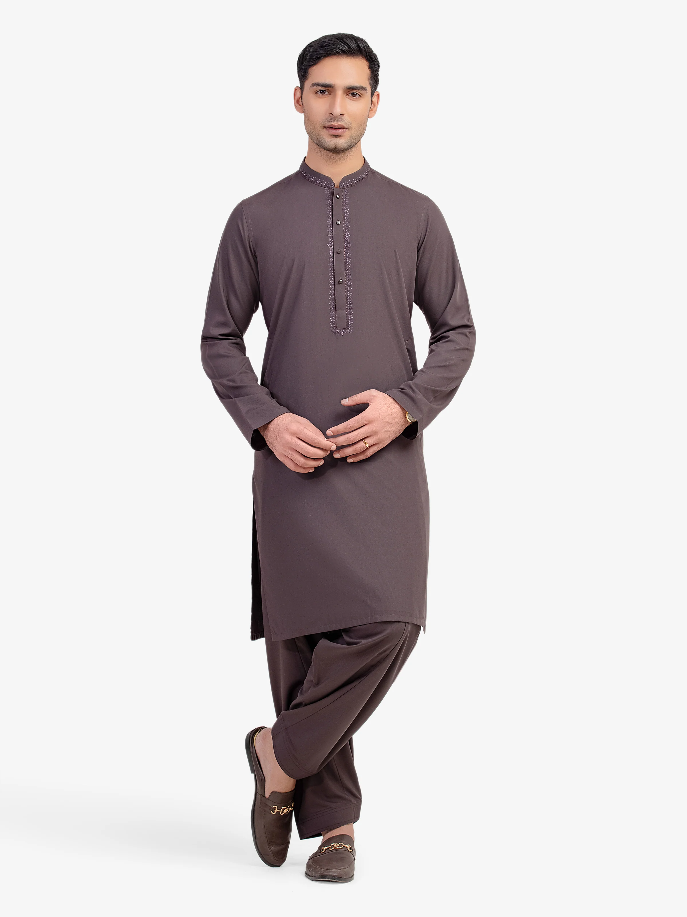 Embroidered Blended Shalwar Kameez - EMTKST5-99584