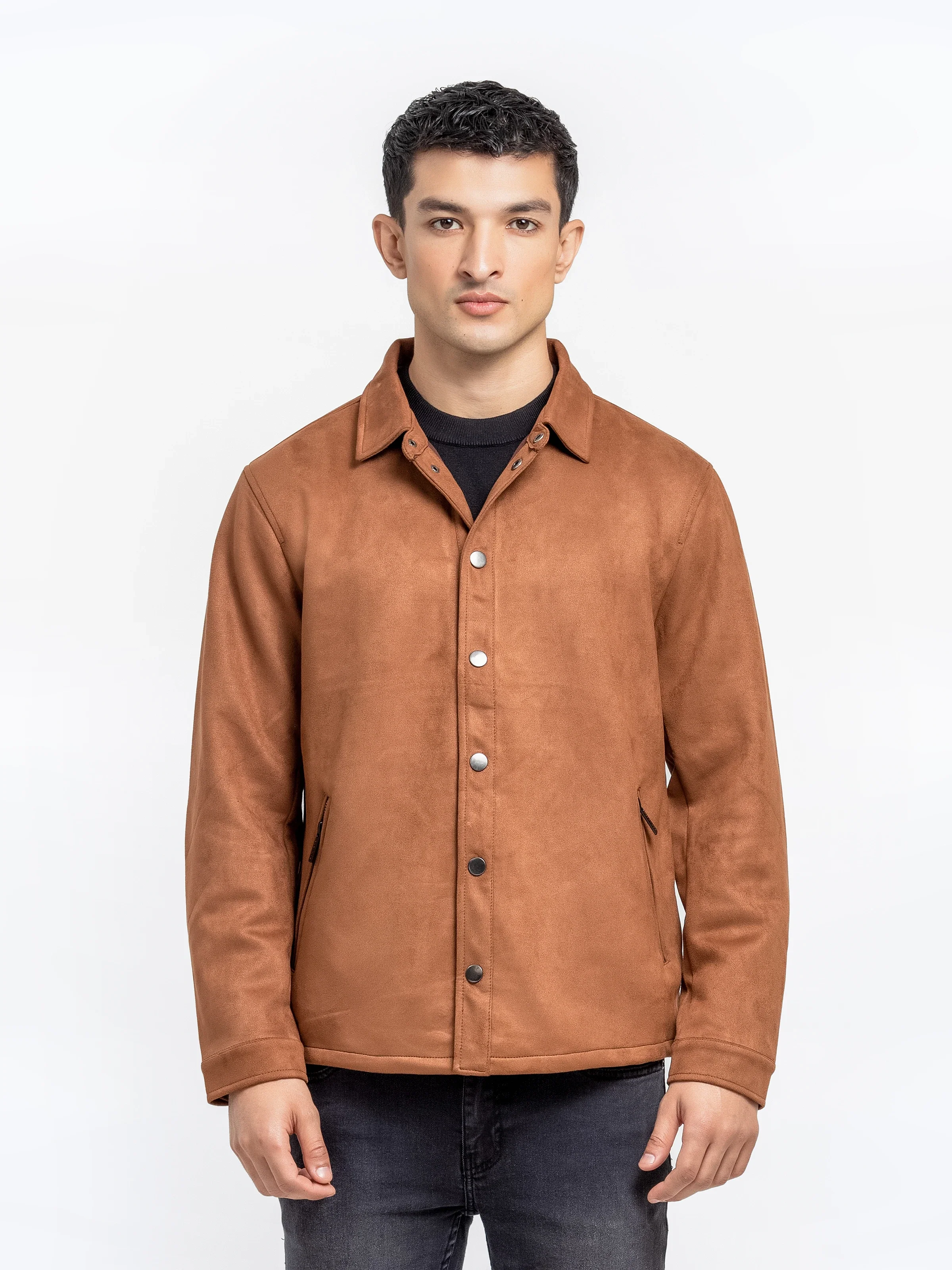 Suede Shacket - EMTJS24-006 - Image 2