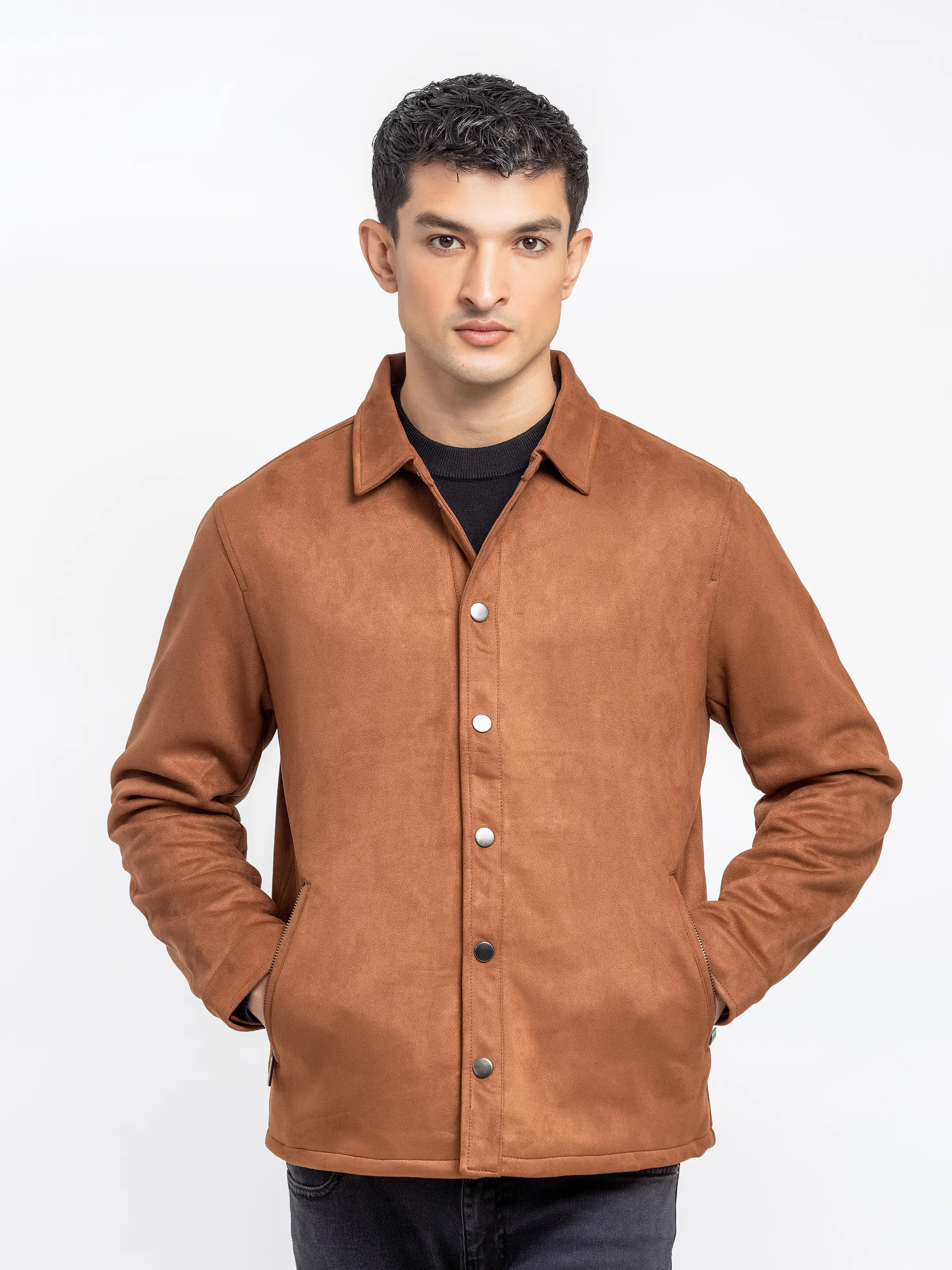 Suede Shacket - EMTJS24-006 - Image 3