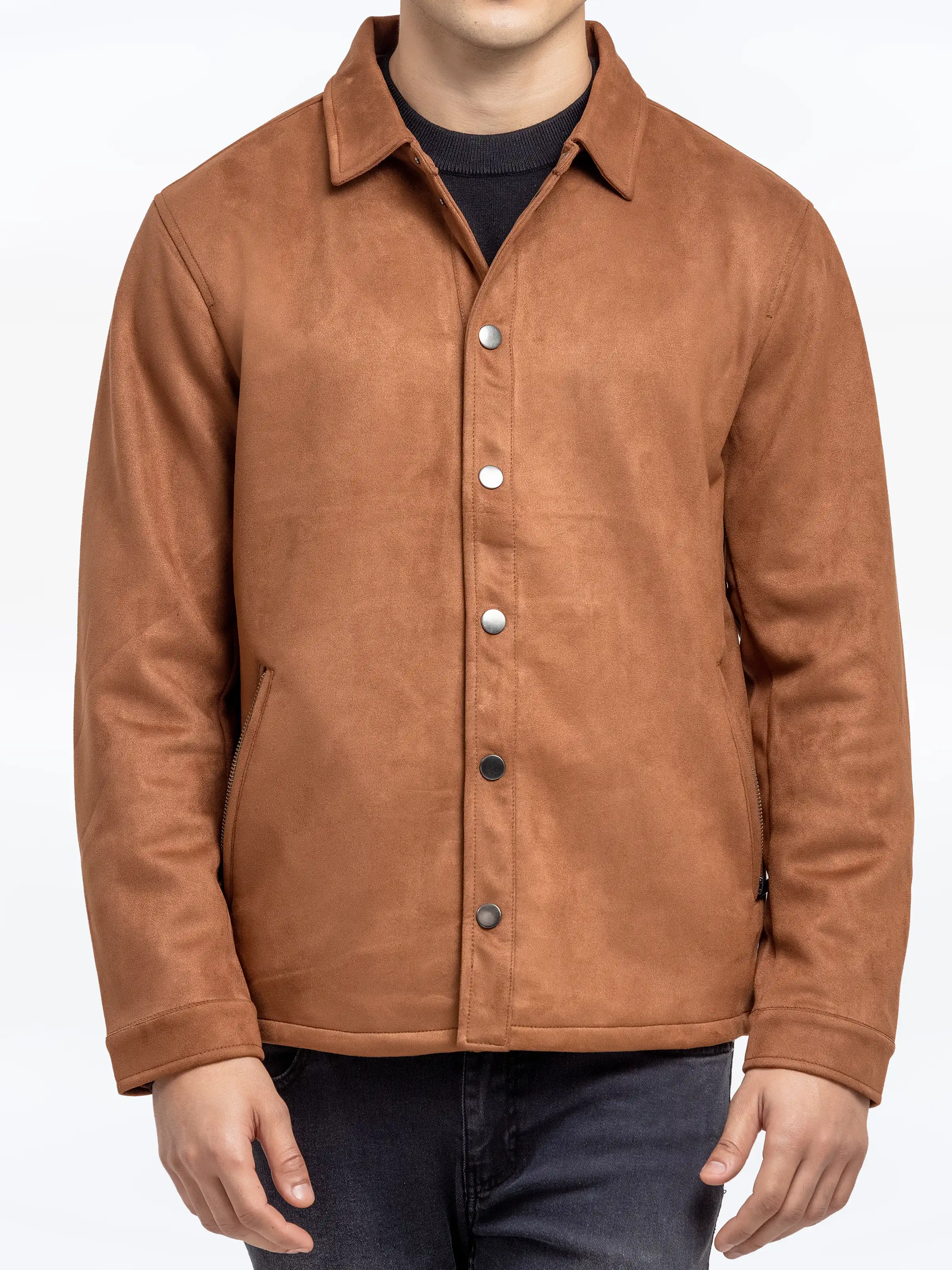 Suede Shacket - EMTJS24-006 - Image 4