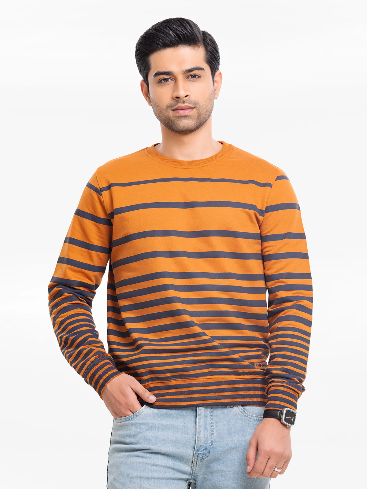 Striped Sweatshirt - EMTSS23-008
