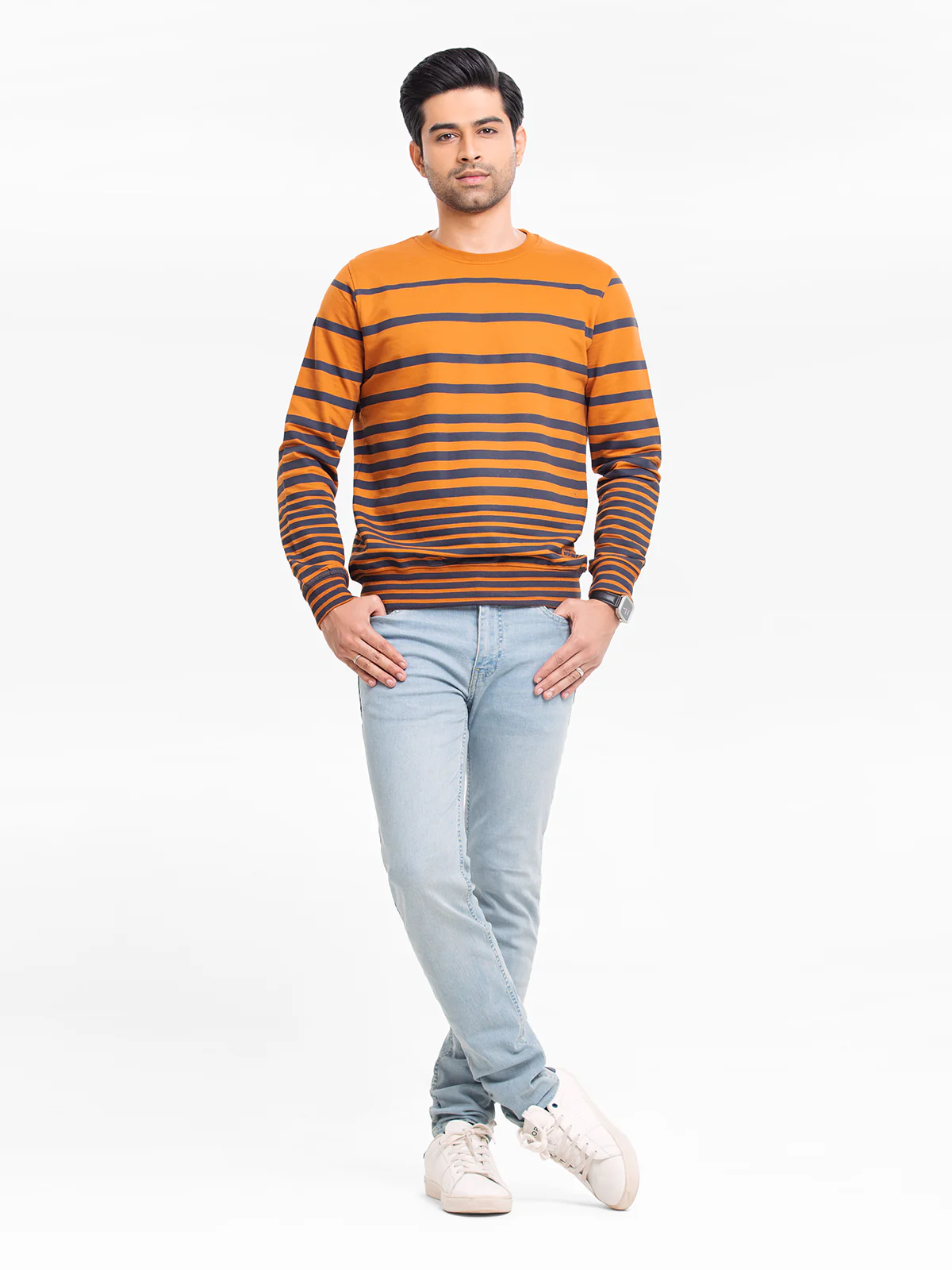 Striped Sweatshirt - EMTSS23-008 - Image 2
