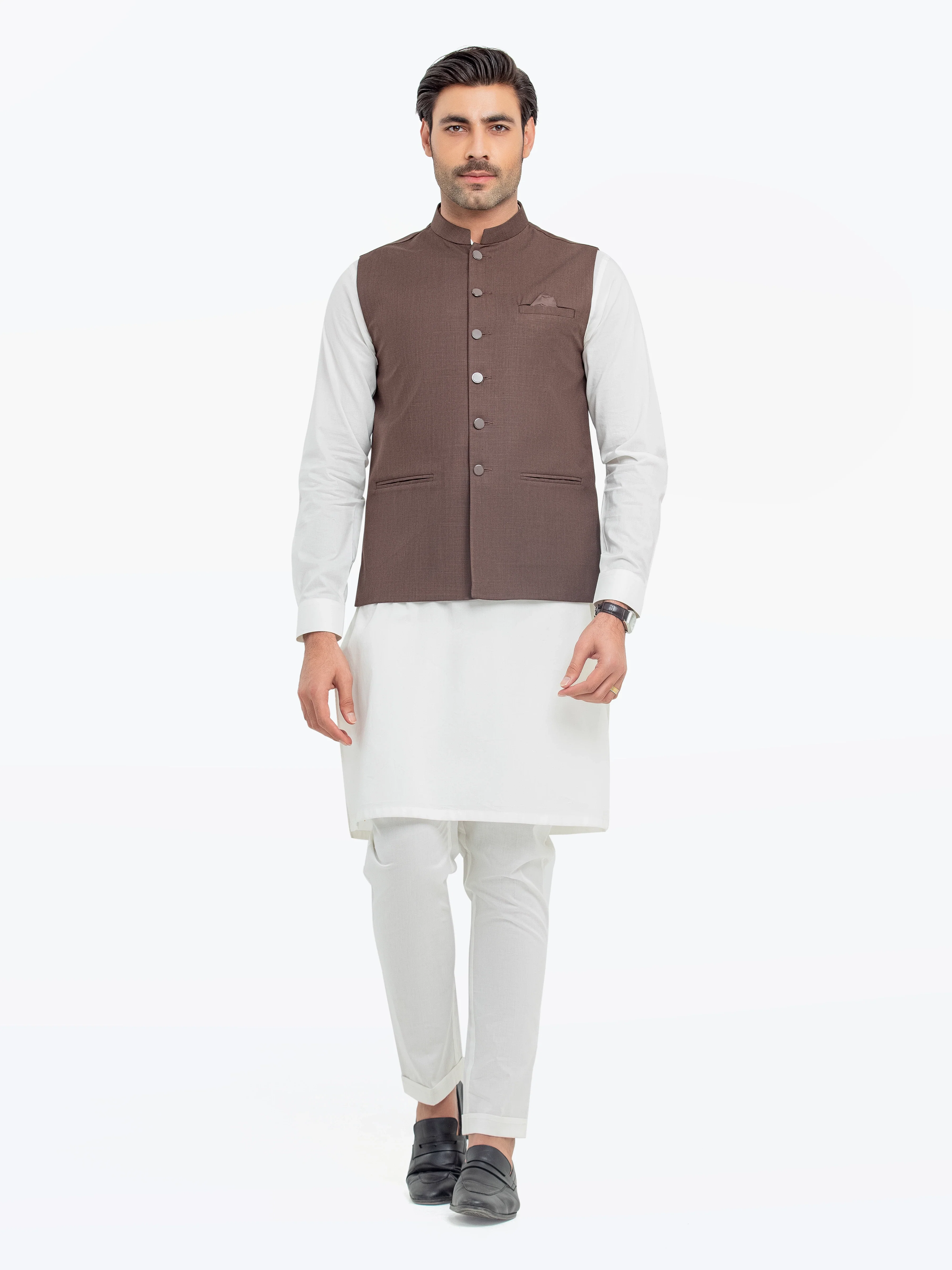 Plain Waistcoat - EMTWCP5-35944 - Image 2