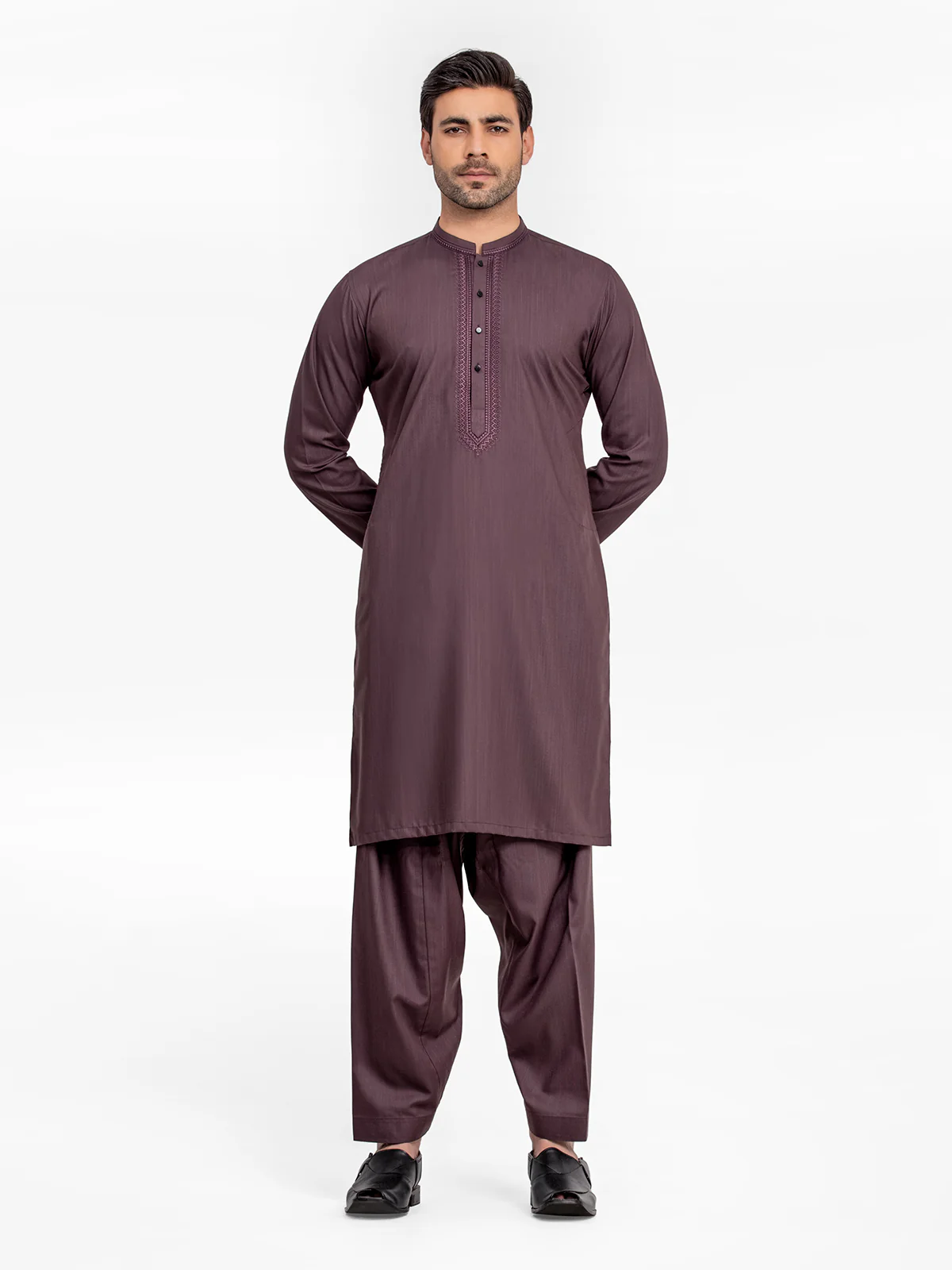 Embroidered Blended Shalwar Kameez - EMTKS24-41078