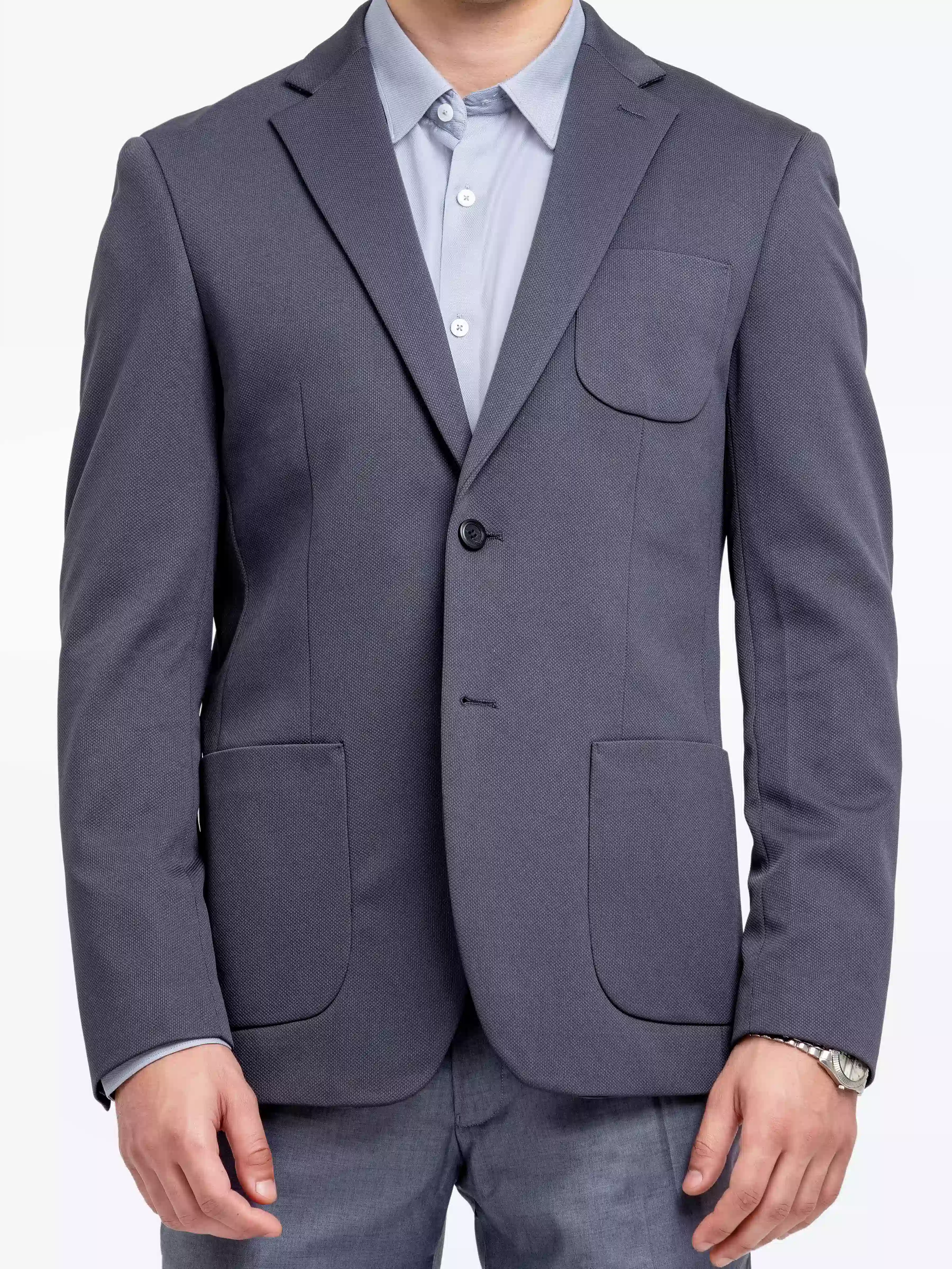 Textured Blazer - EMTB24-6865 - Image 4