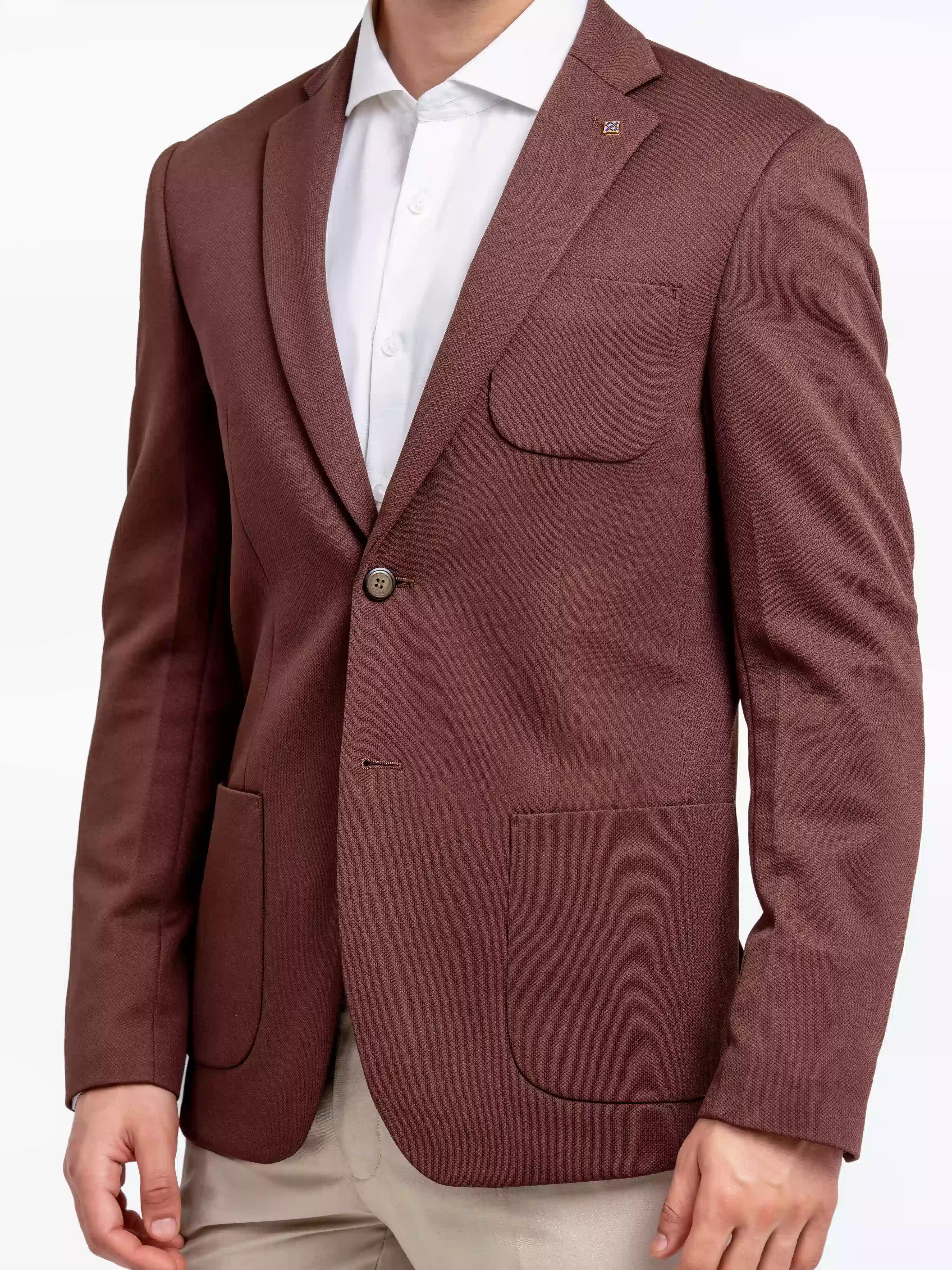 Textured Blazer - EMTB24-6866 - Image 4