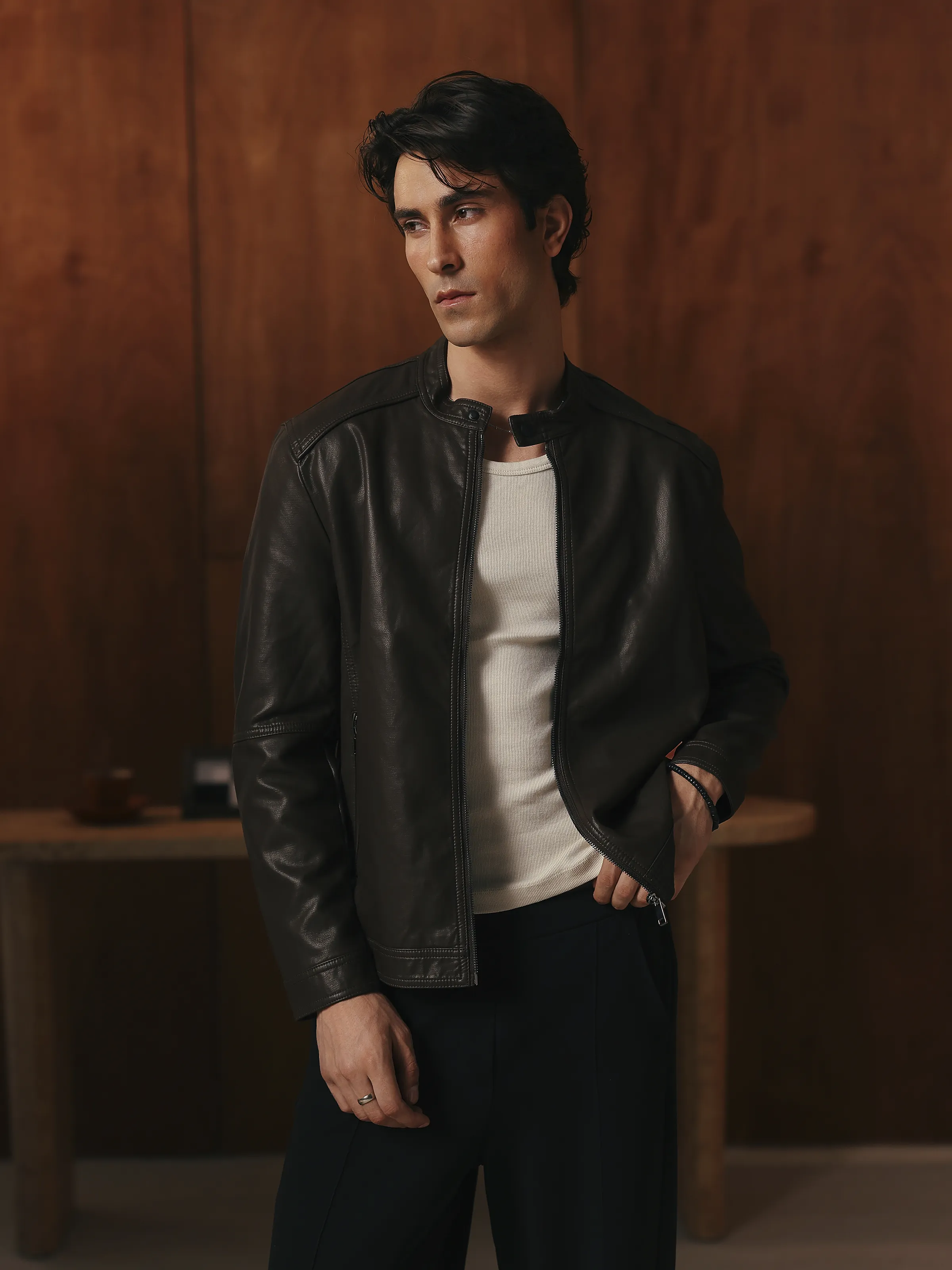 Leather Jacket - EMTJ5-001