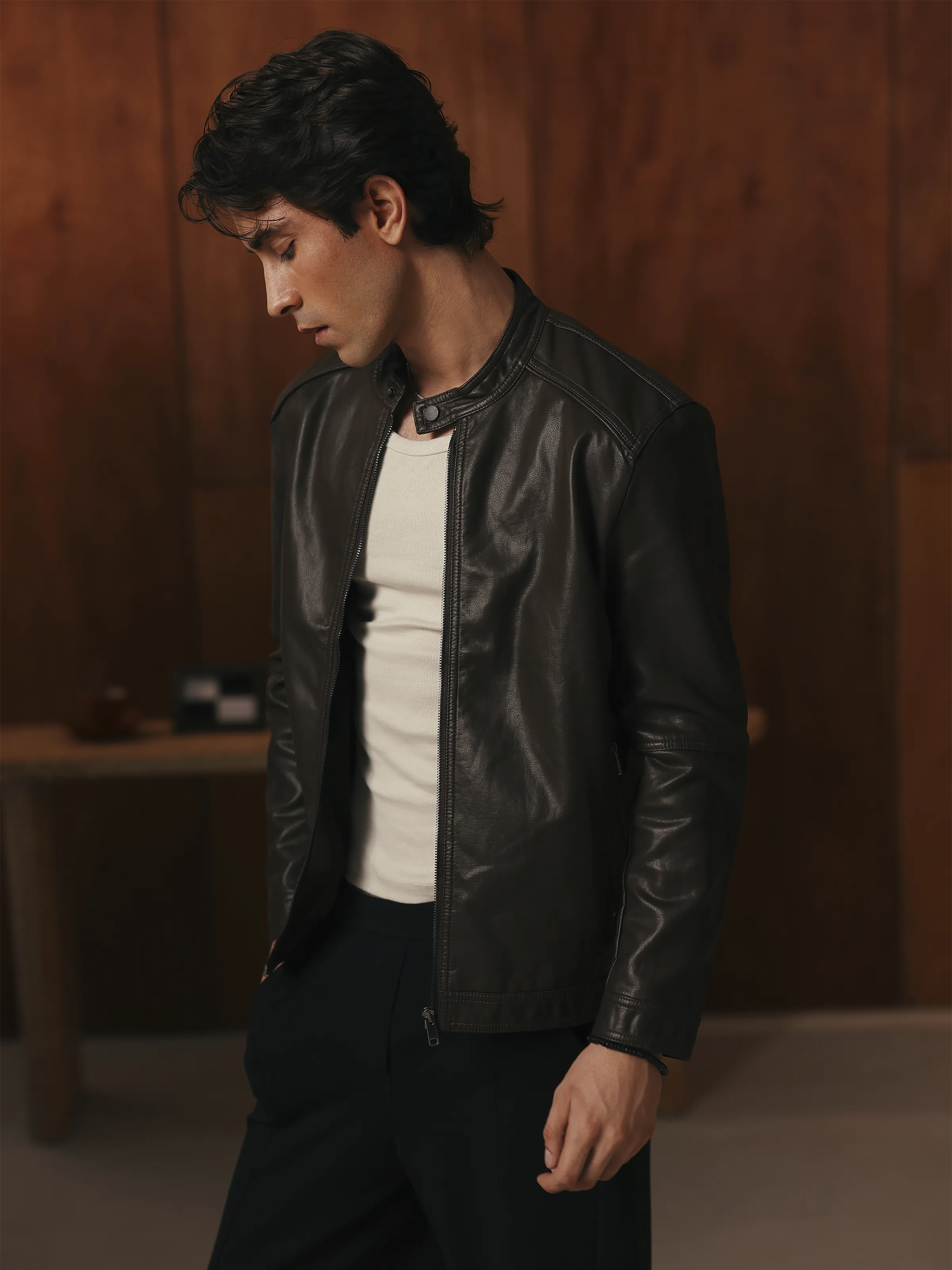 Leather Jacket - EMTJ5-001 - Image 3