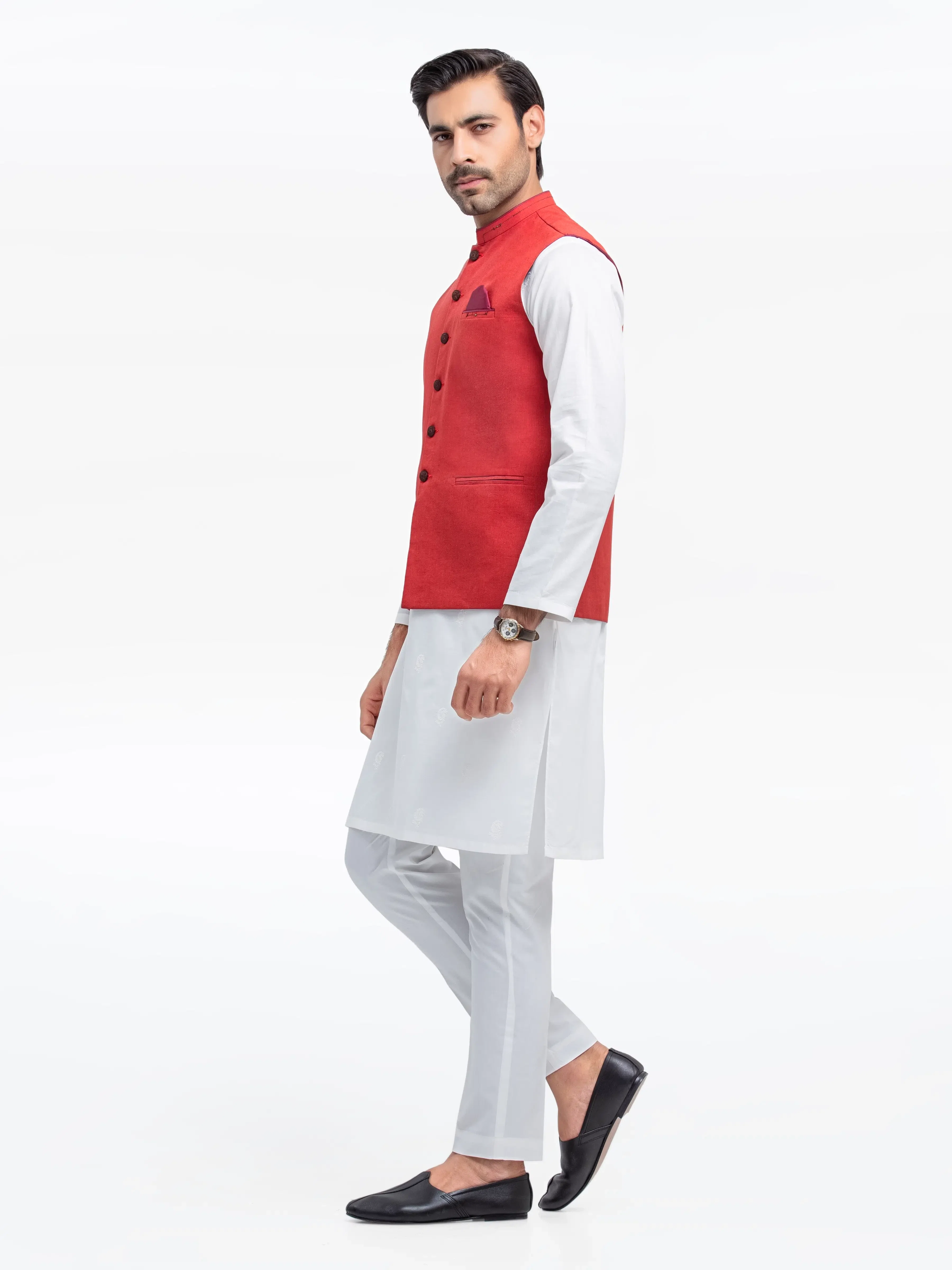 Cotton Waistcoat - EMTWC23-35839 - Image 3