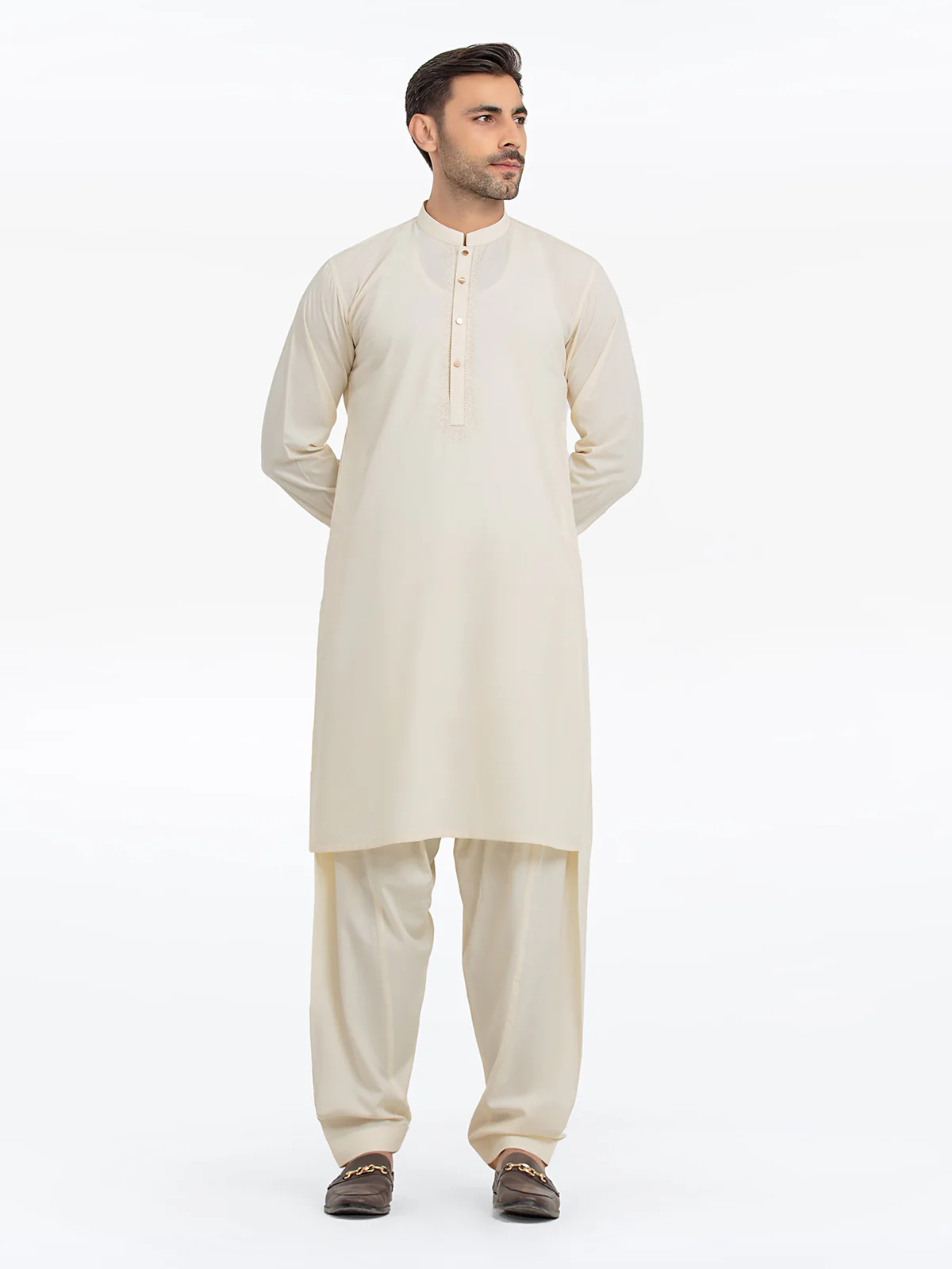 Embroidered Blended Shalwar Kameez - EMTKS24S-41135