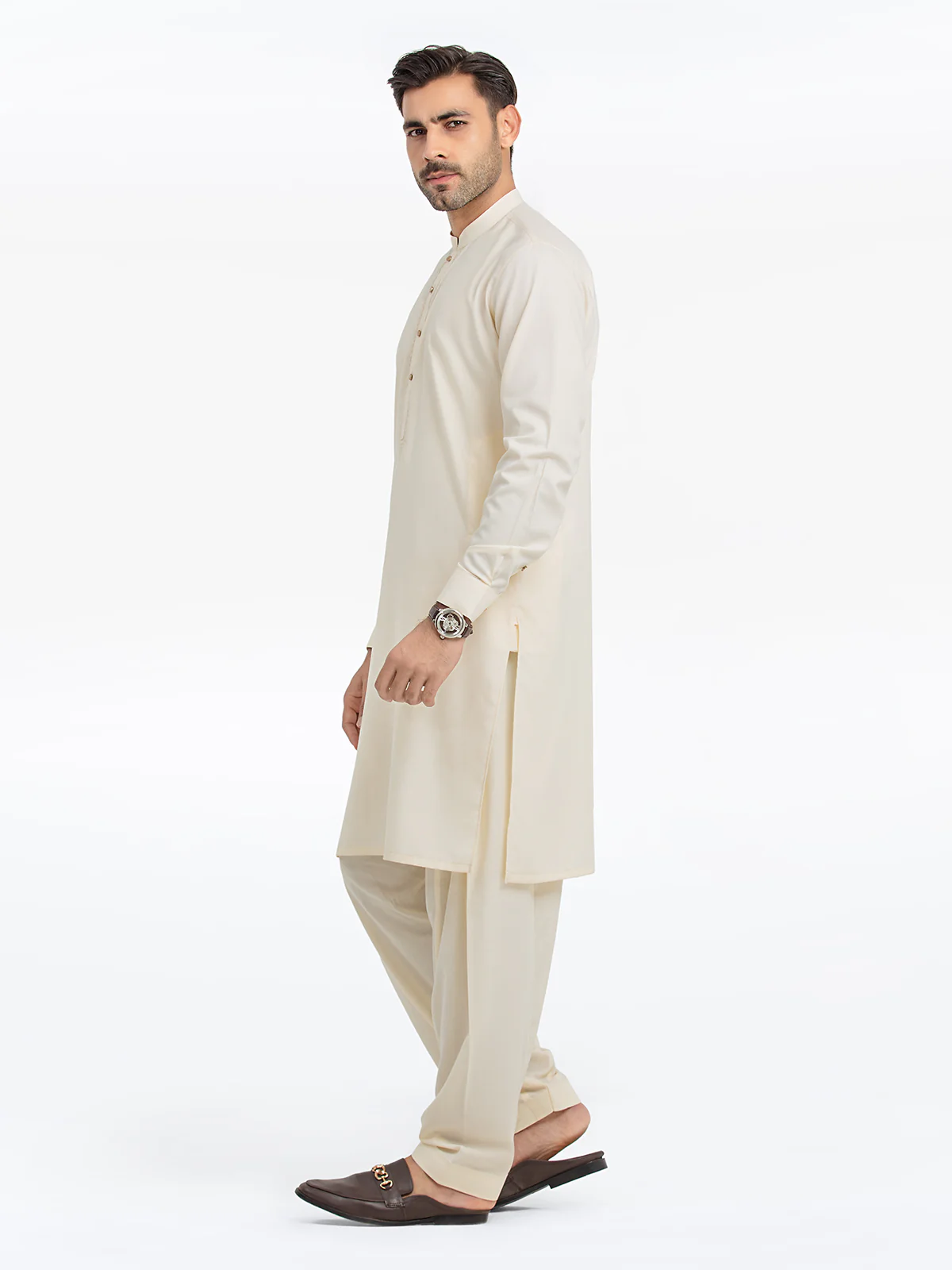 Embroidered Blended Shalwar Kameez - EMTKS24S-41135 - Image 4