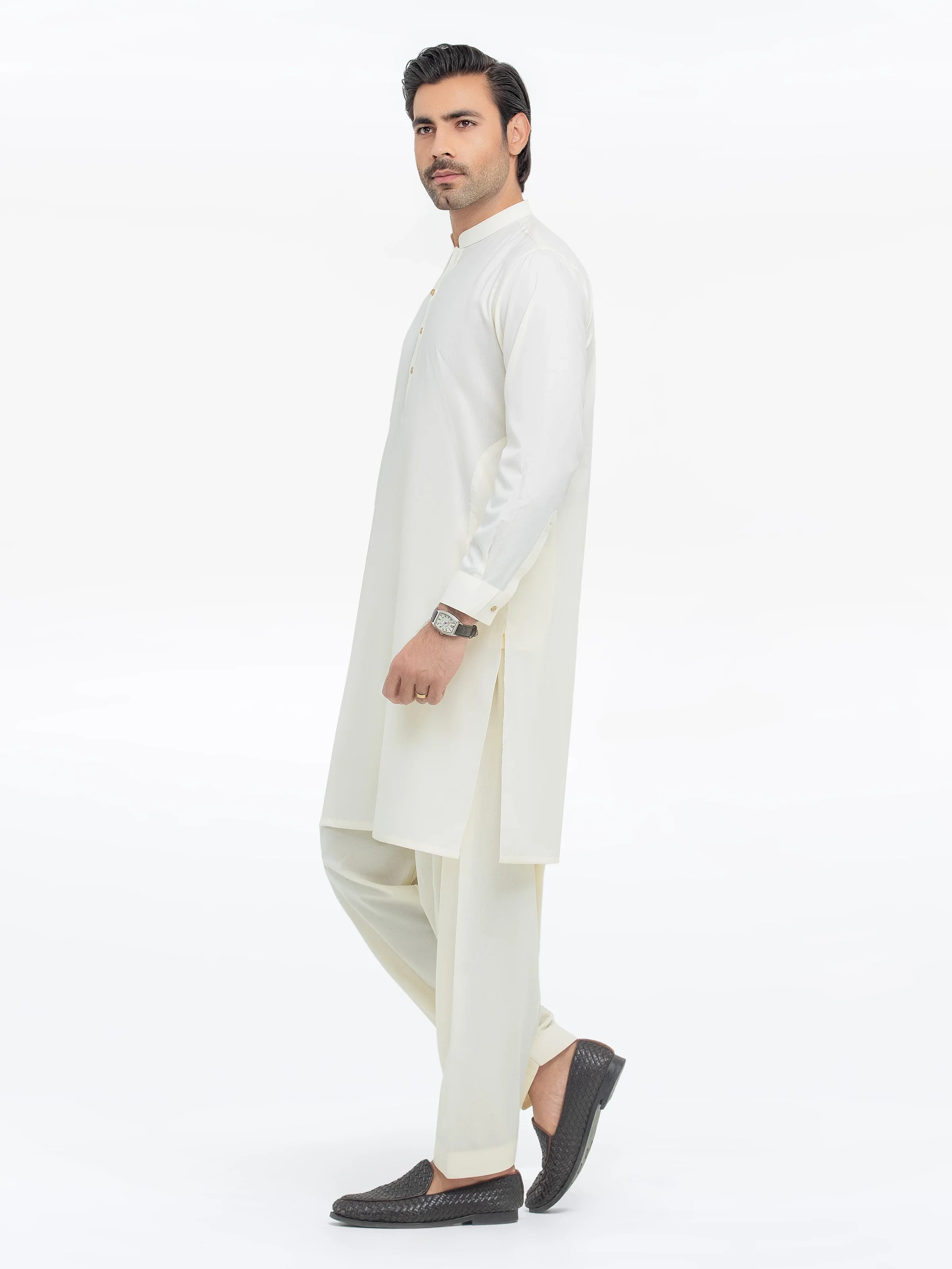 Blended Shalwar Kameez - EMTKST5-99537 - Image 4