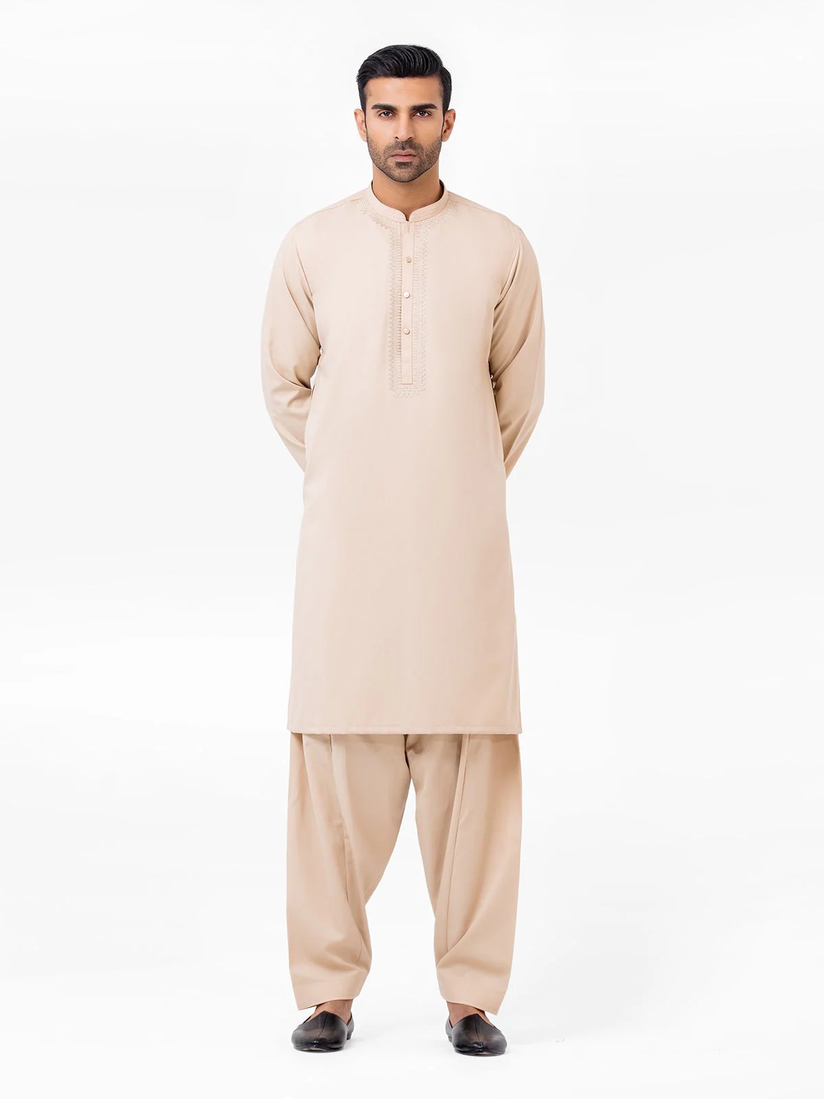 Embroidered Blended Shalwar Kameez - EMTKS23W-41068