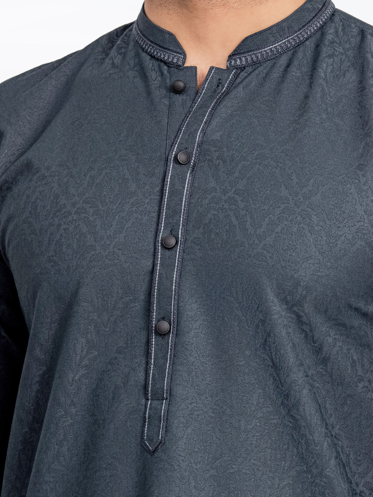 Embroidered Blended Kurta Pajama - EMTKPT24-015 - Image 5