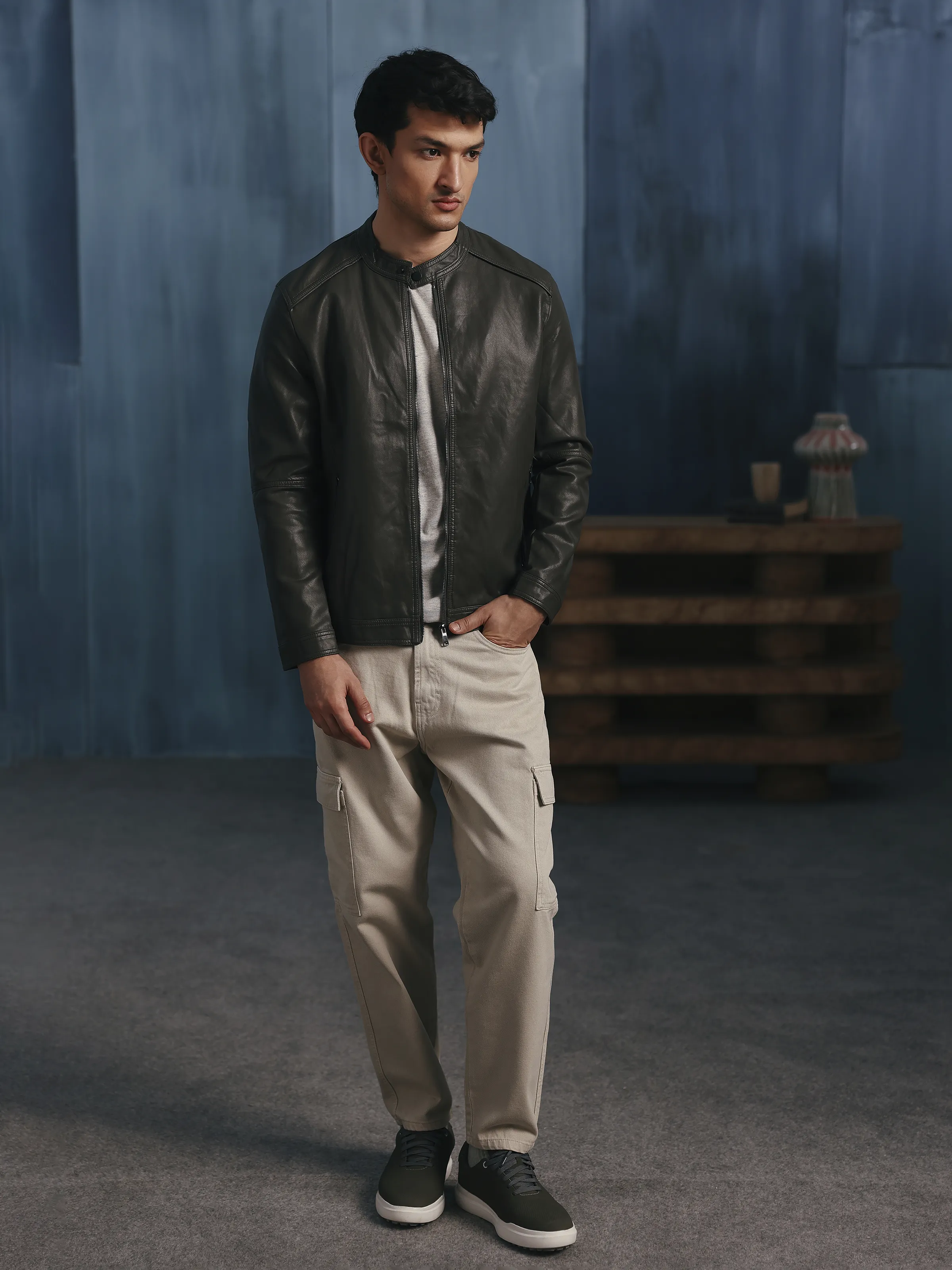 Leather Jacket - EMTJ5-002 - Image 2